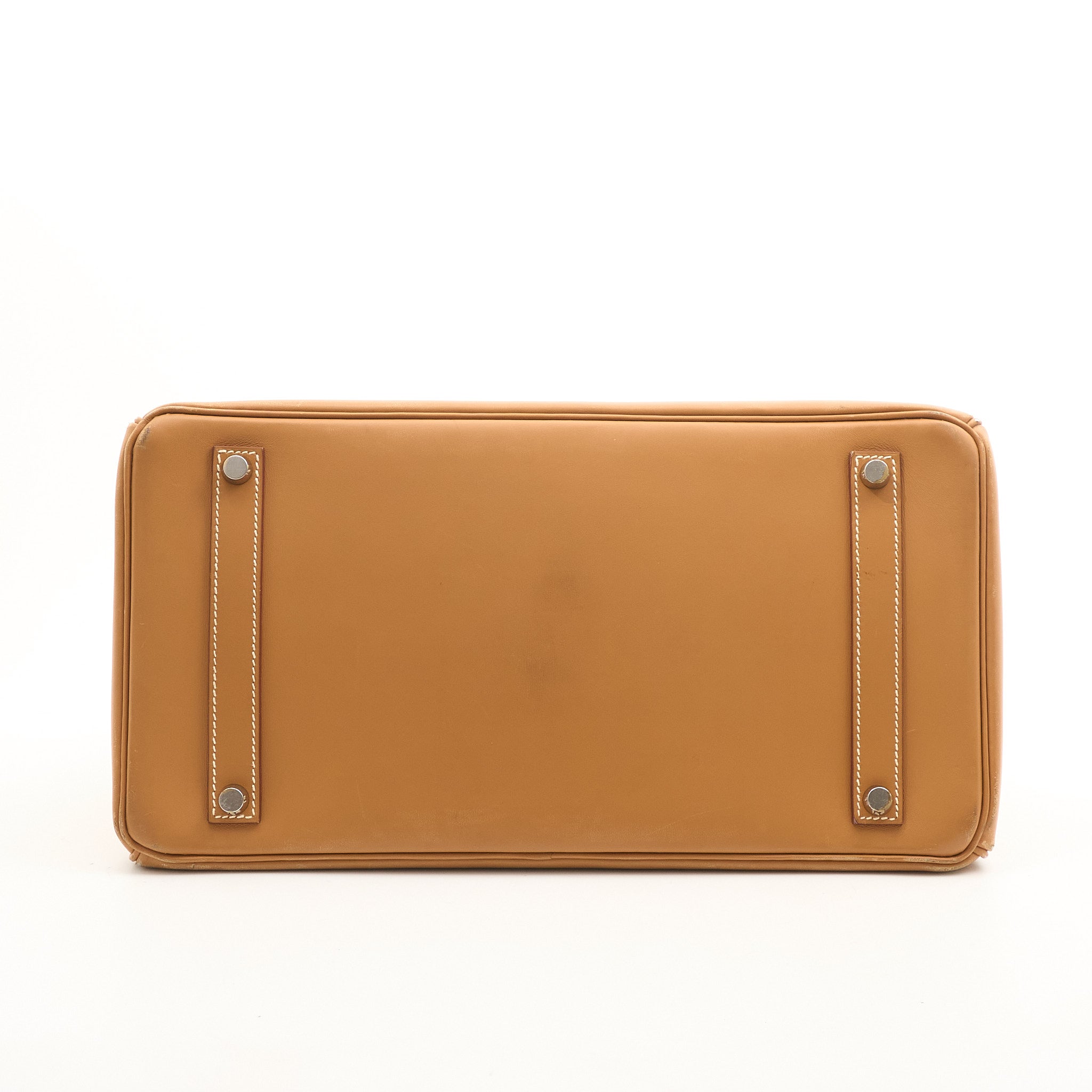 Hermès Birkin 35 in Biscuit Barinia PHW Stamp Sq C