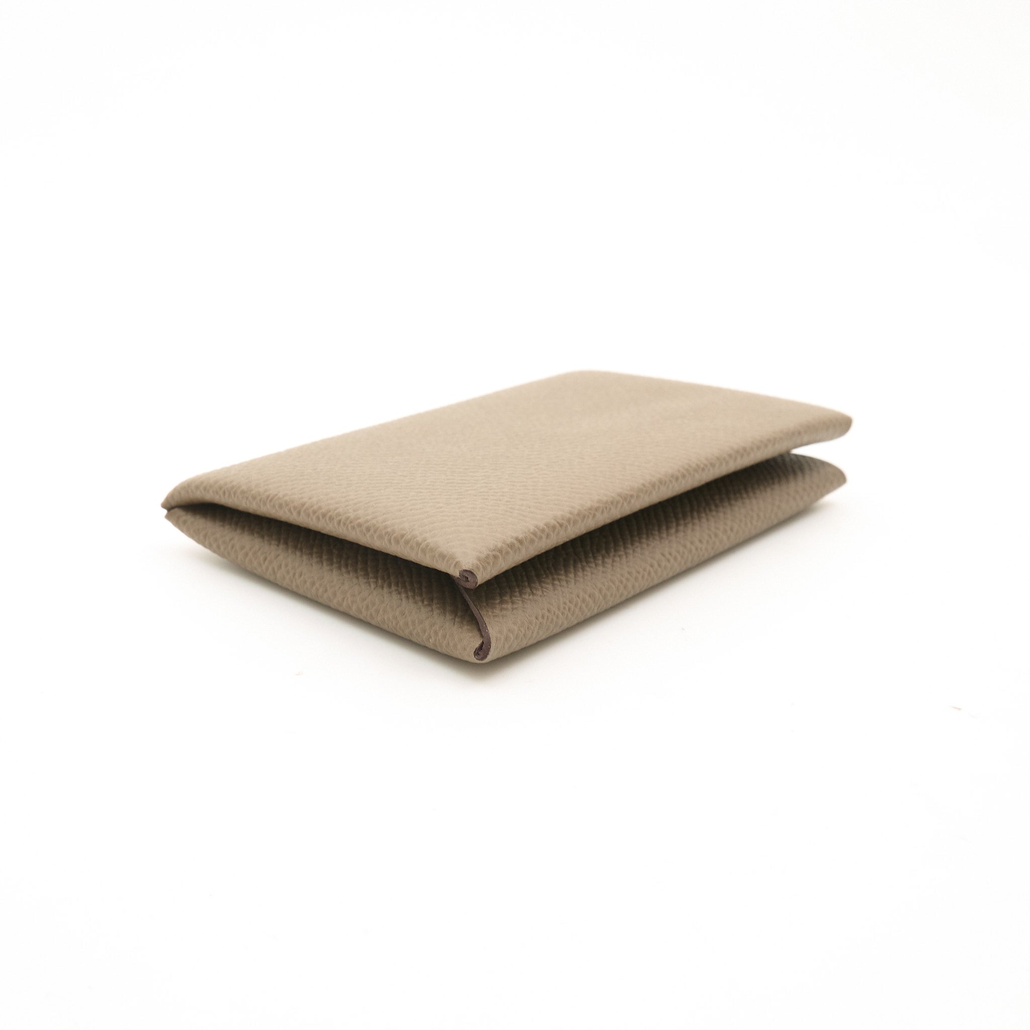 Hermes Calvi Card Holder Epsom Etoupe