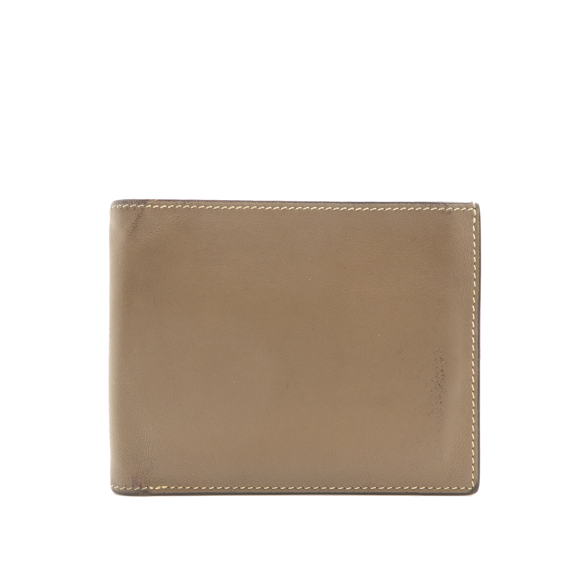 Hermes Citizen Compact Wallet in Etoupe Swift Calfskin