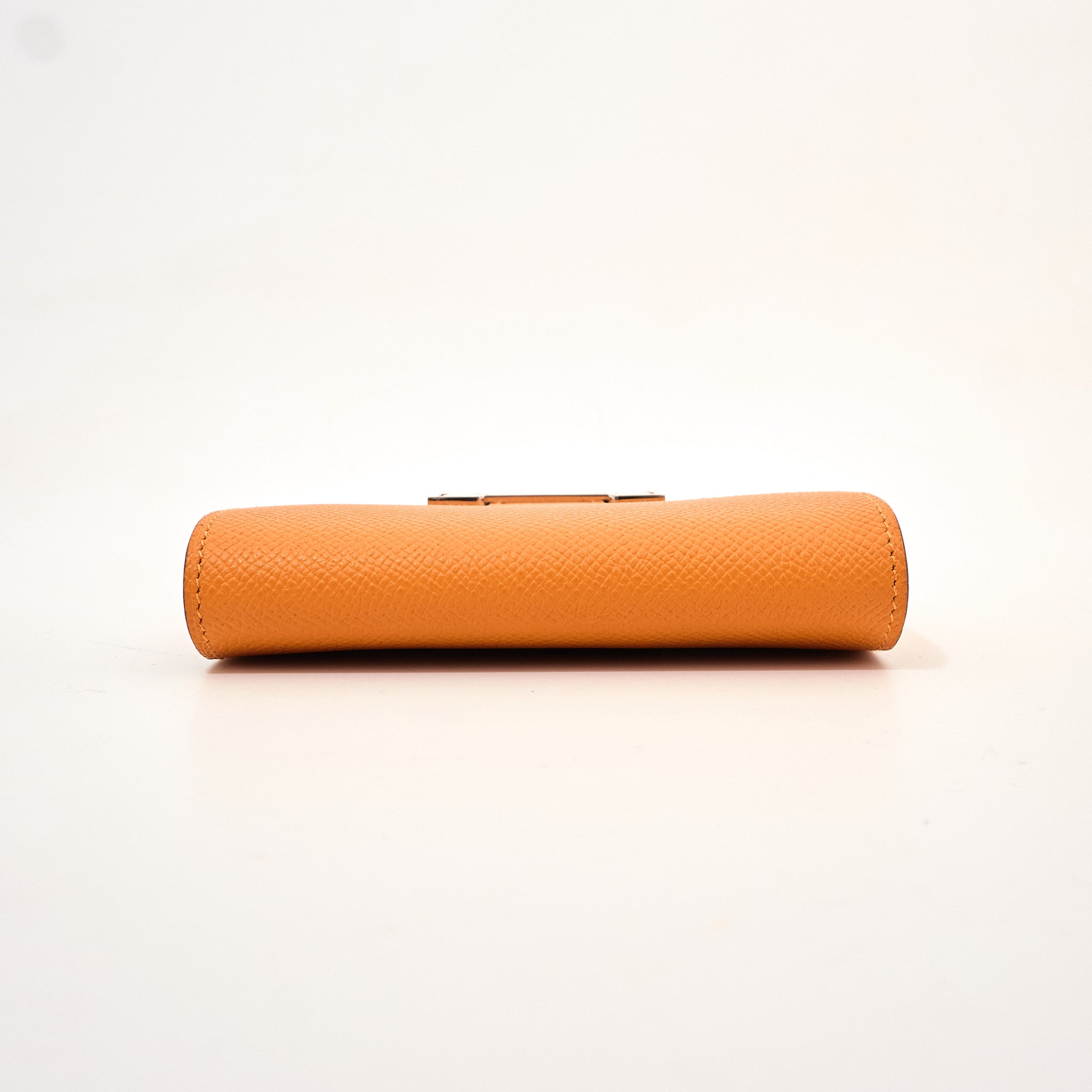 Hermes Constance Slim Wallet Orange Epsom PHW