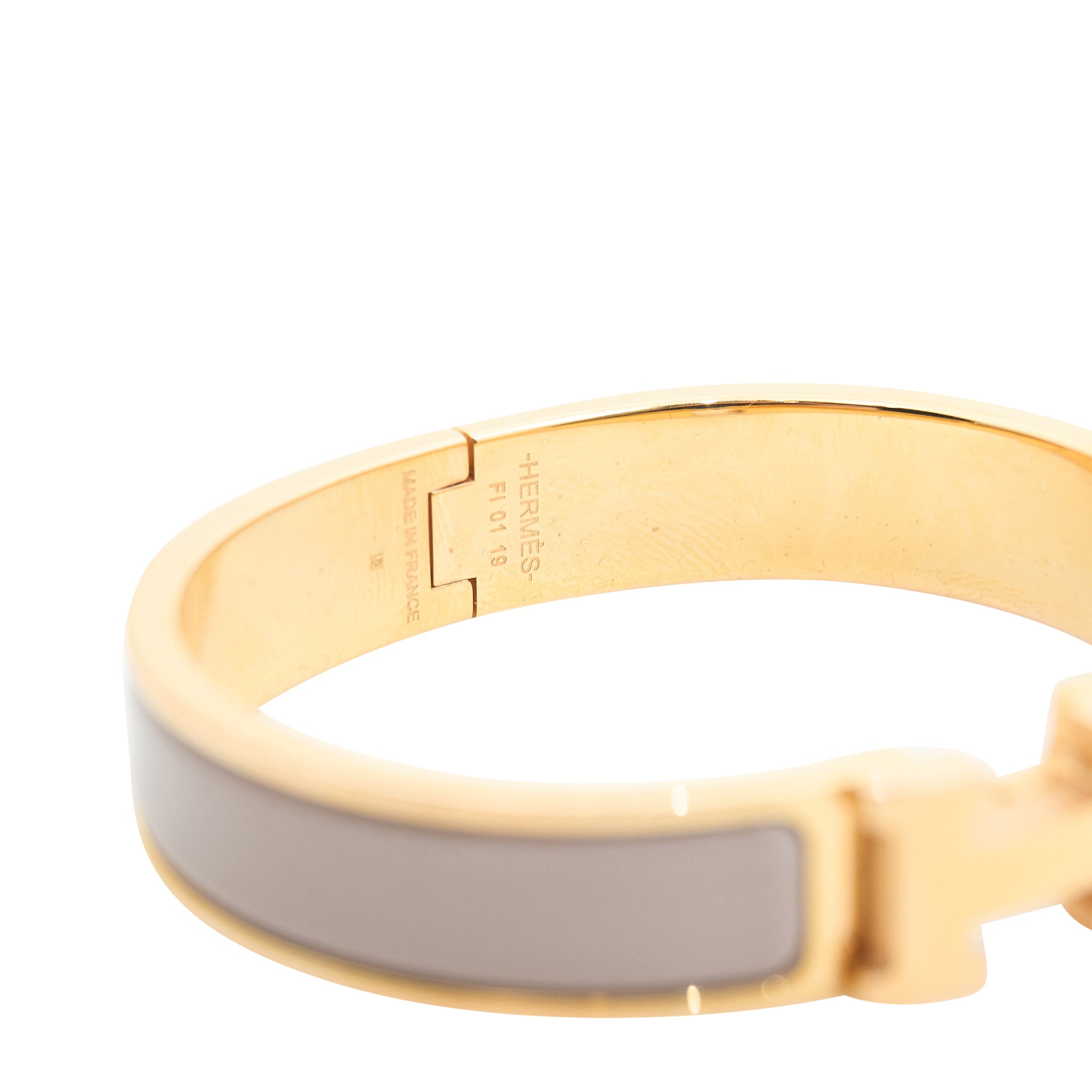 Hermes Clic H Marron Glace Bracelet PM