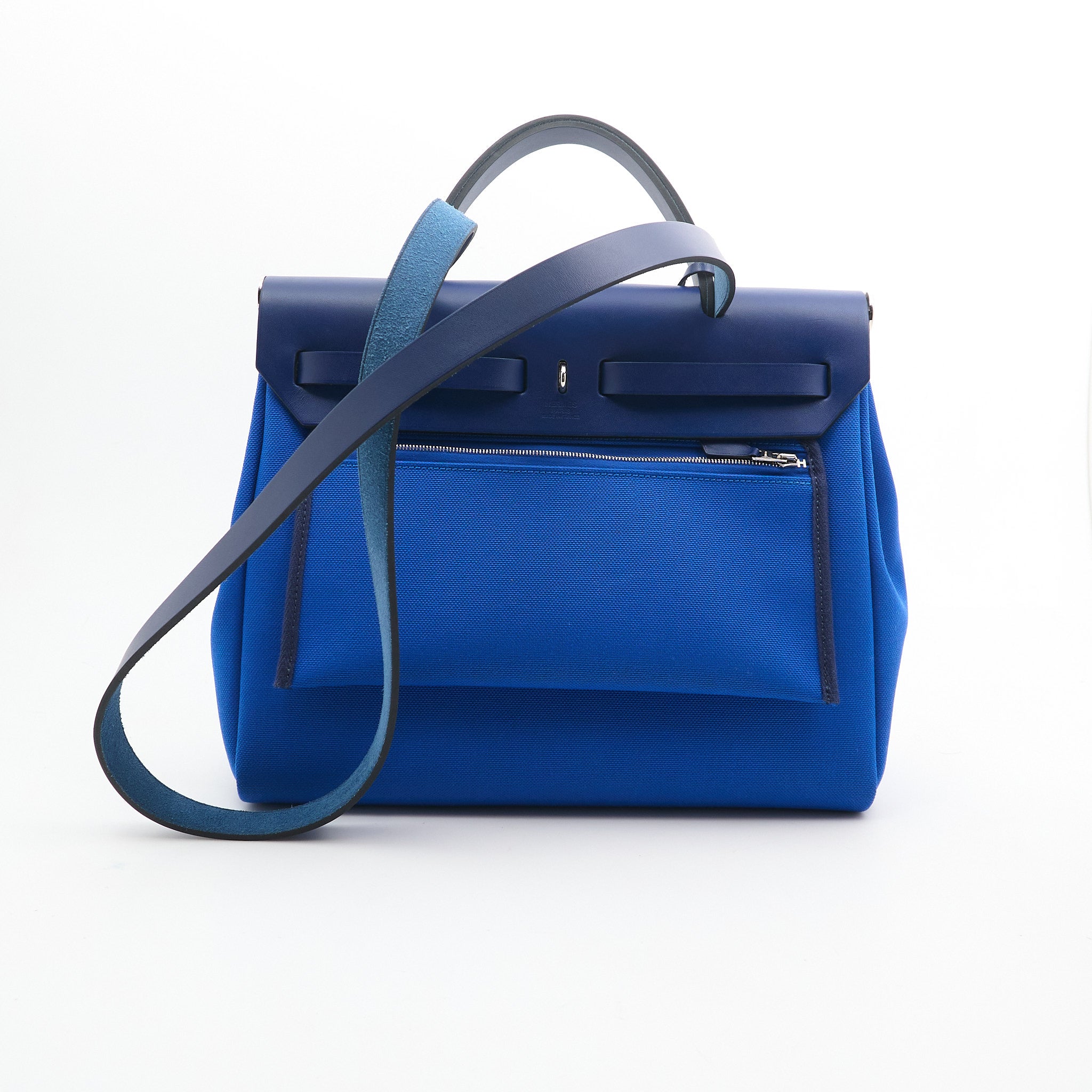 Hermes Herbag Leather and Toile 31 Shoulder Bag Stamp D (2019)