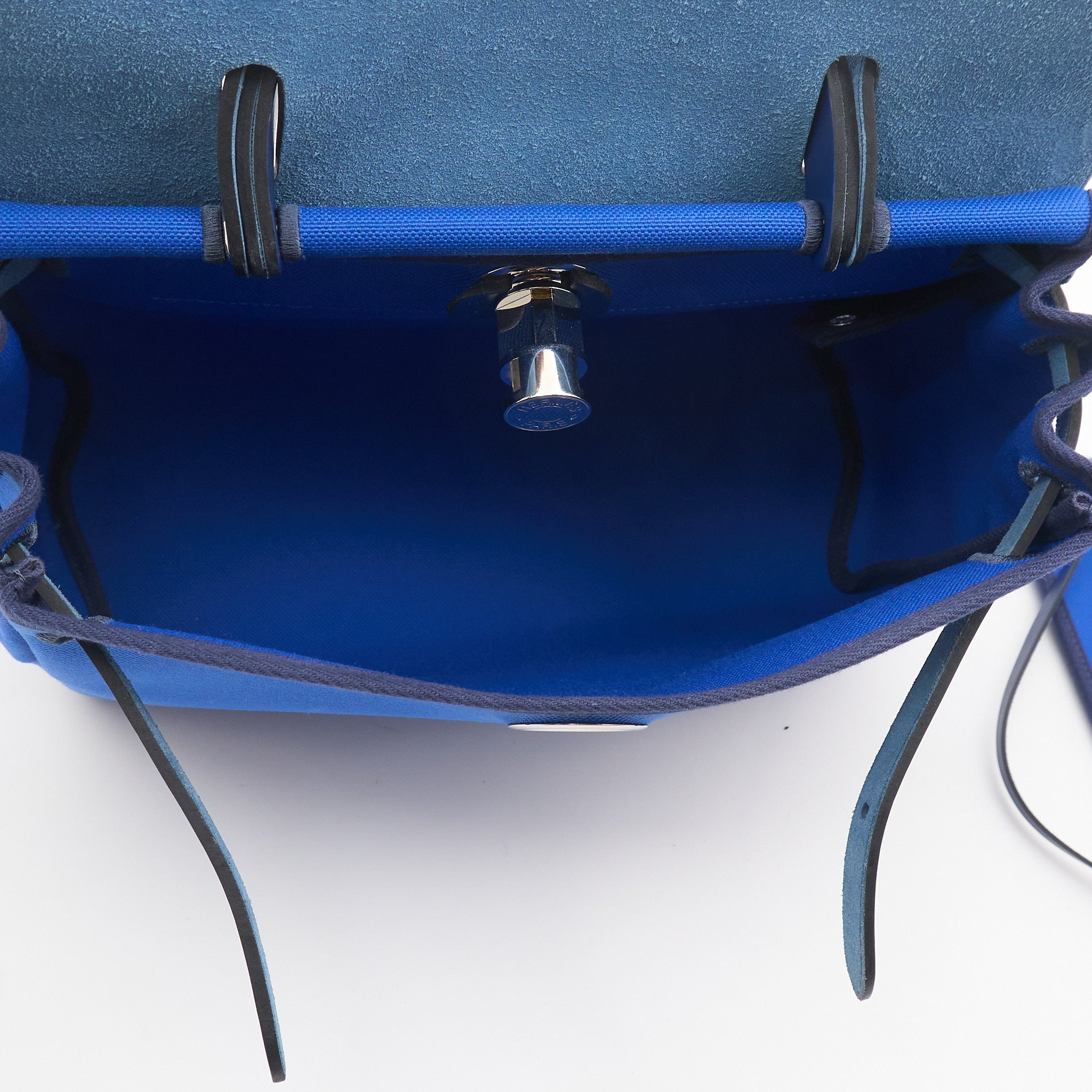 Hermes Herbag Leather and Toile 31 Shoulder Bag Stamp D (2019)