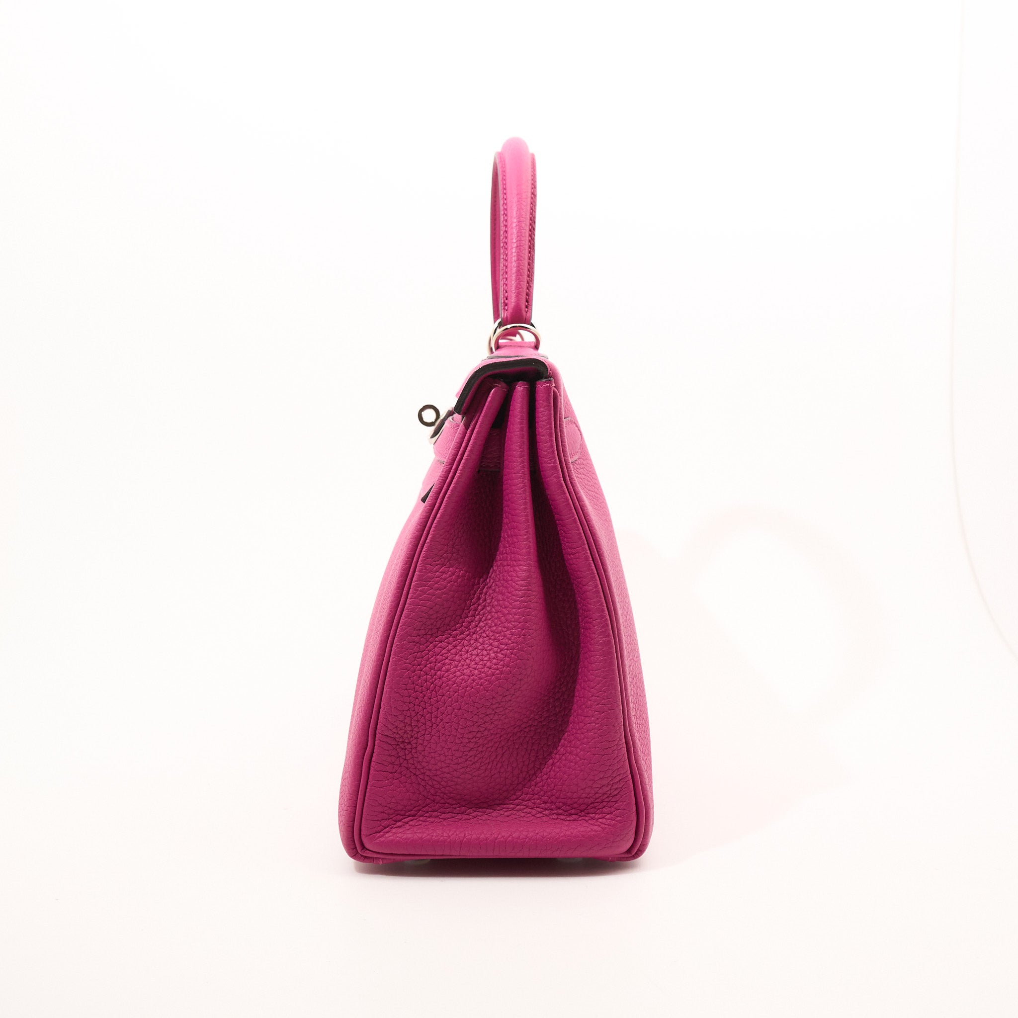 Hermès Kelly 28 Togo Rose Pourpre PHW Stamp C (2018)