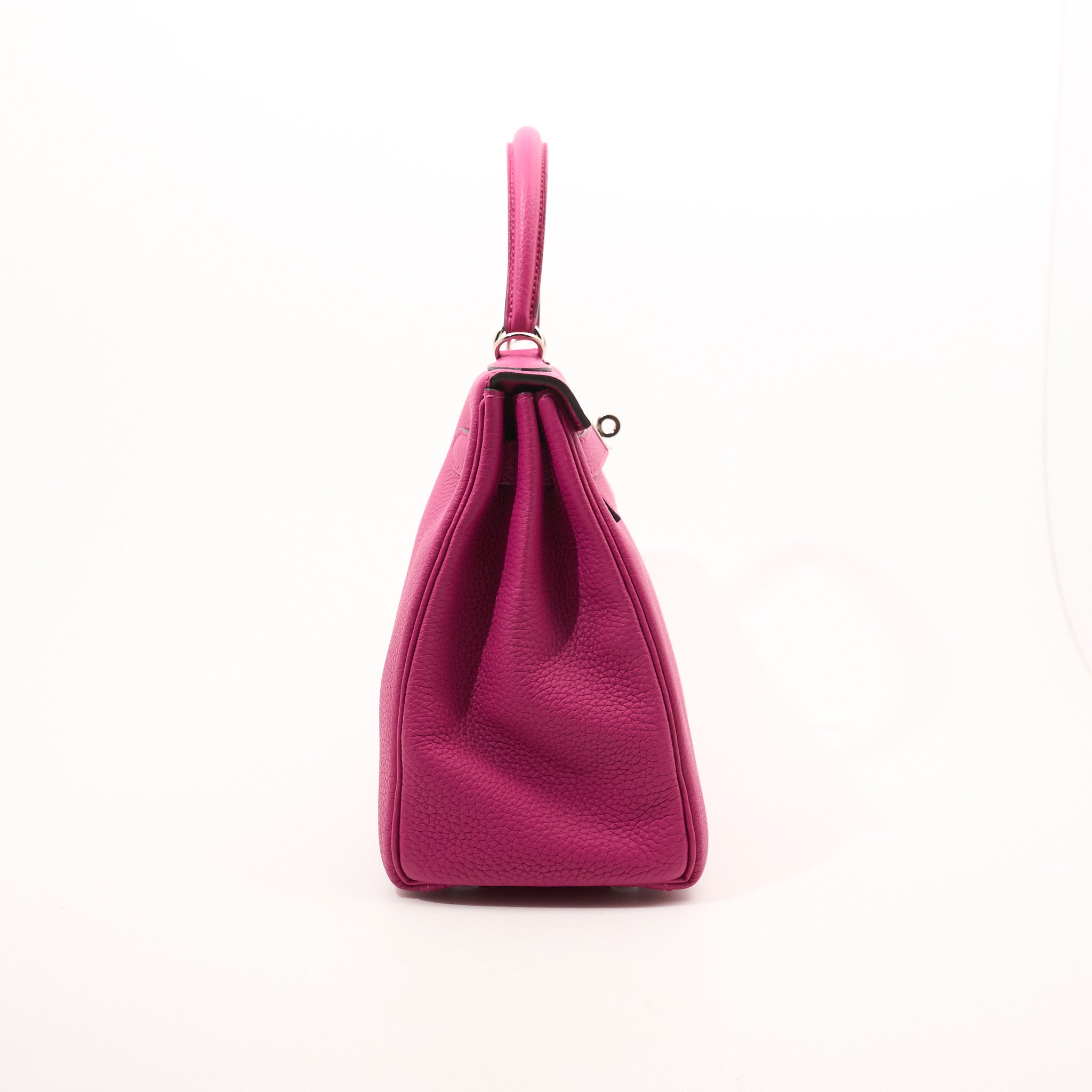 Hermès Kelly 28 Togo Rose Pourpre PHW Stamp C (2018)