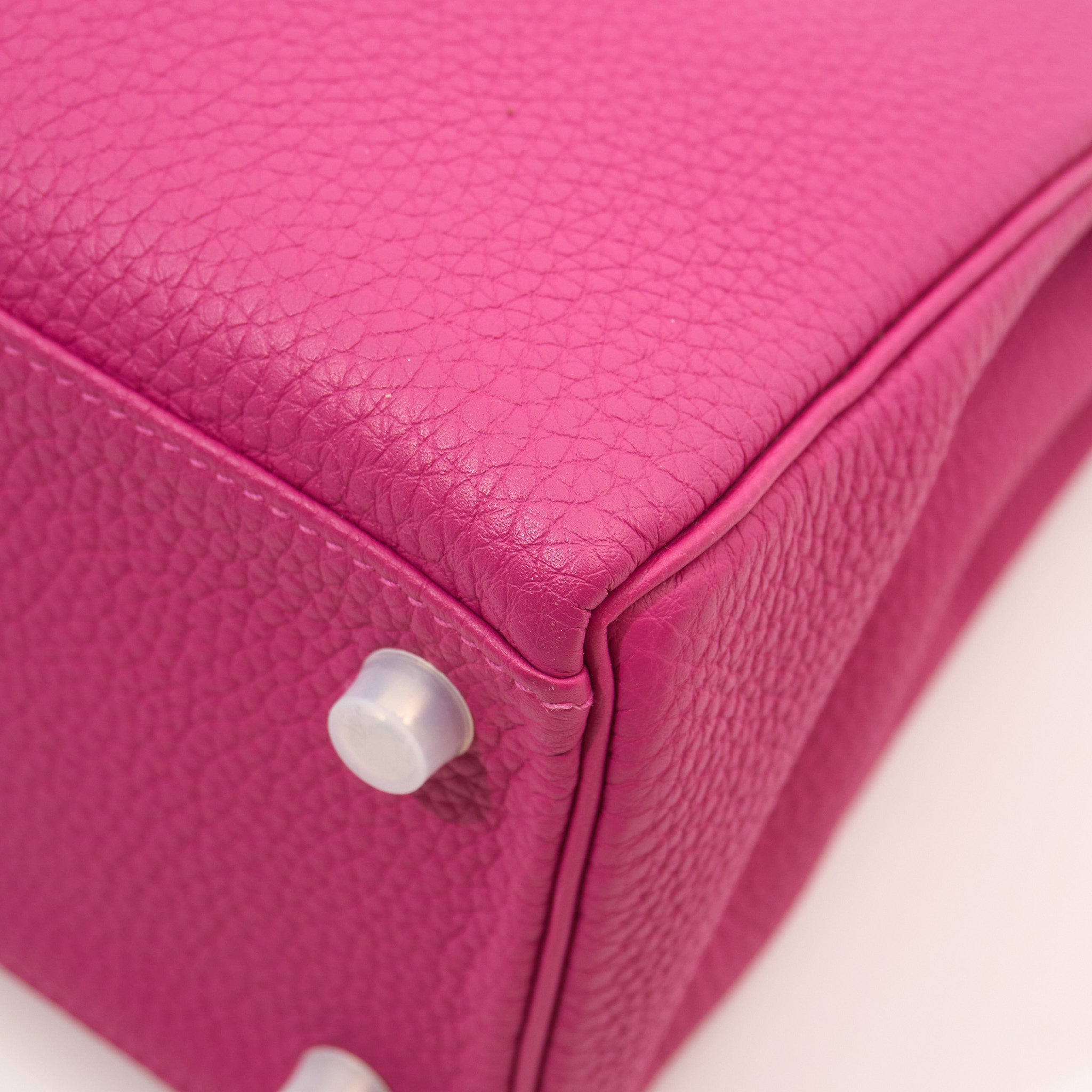 Hermès Kelly 28 Togo Rose Pourpre PHW Stamp C (2018)