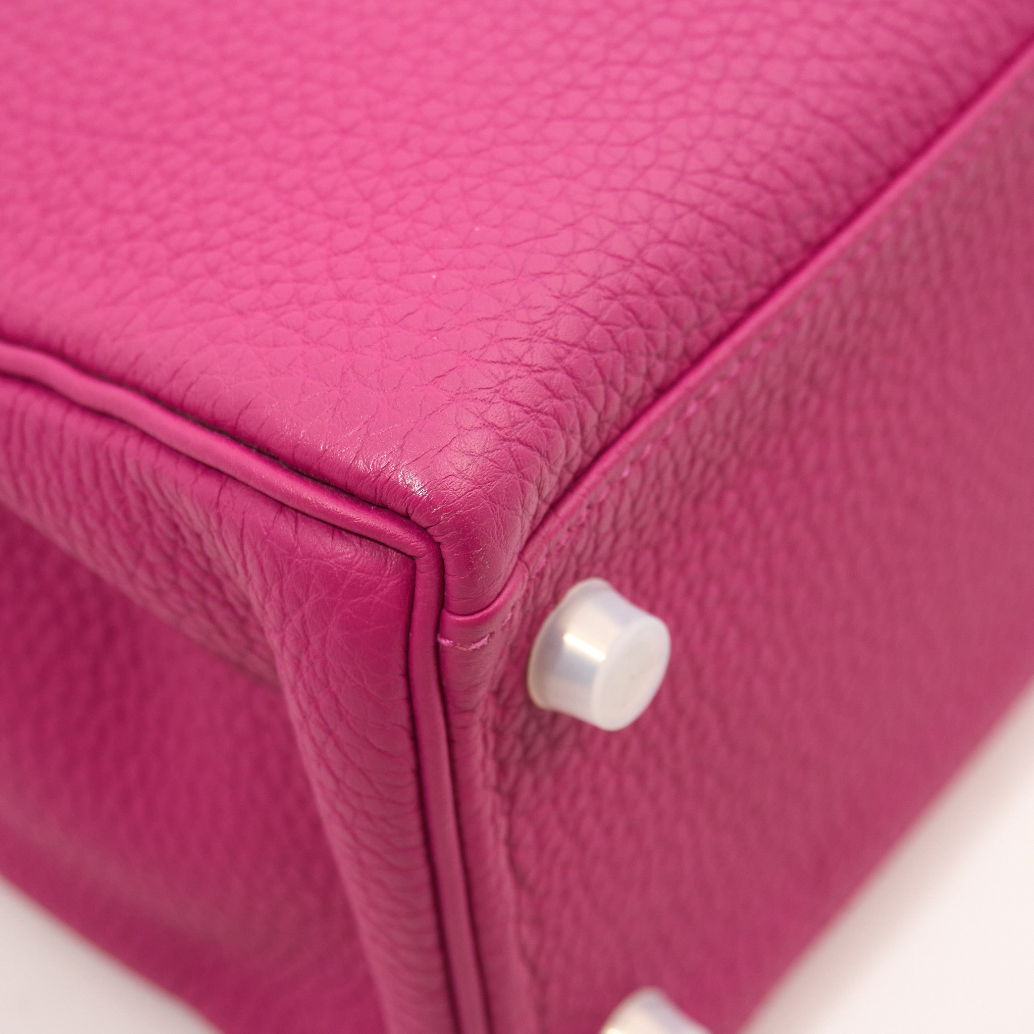 Hermès Kelly 28 Togo Rose Pourpre PHW Stamp C (2018)