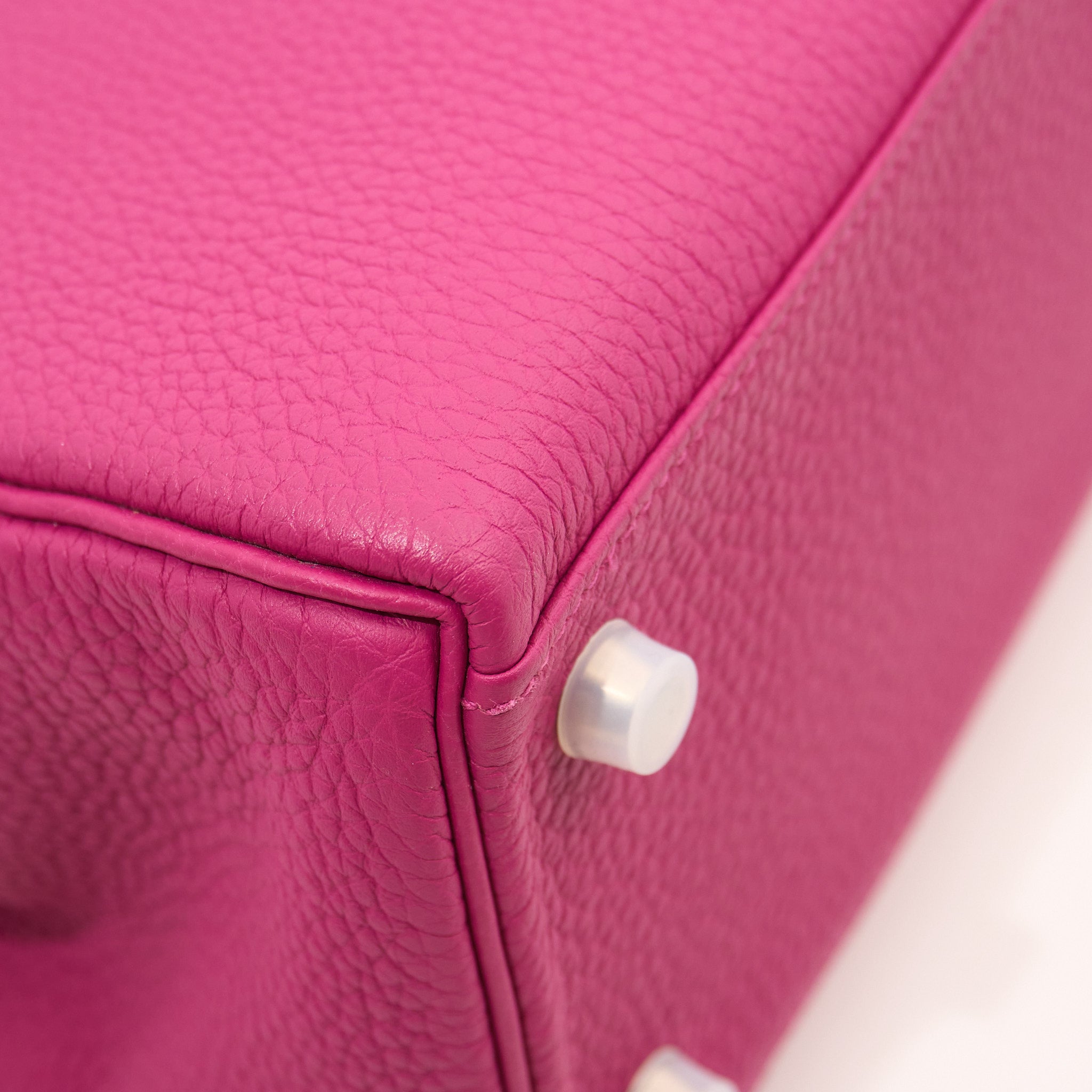 Hermès Kelly 28 Togo Rose Pourpre PHW Stamp C (2018)