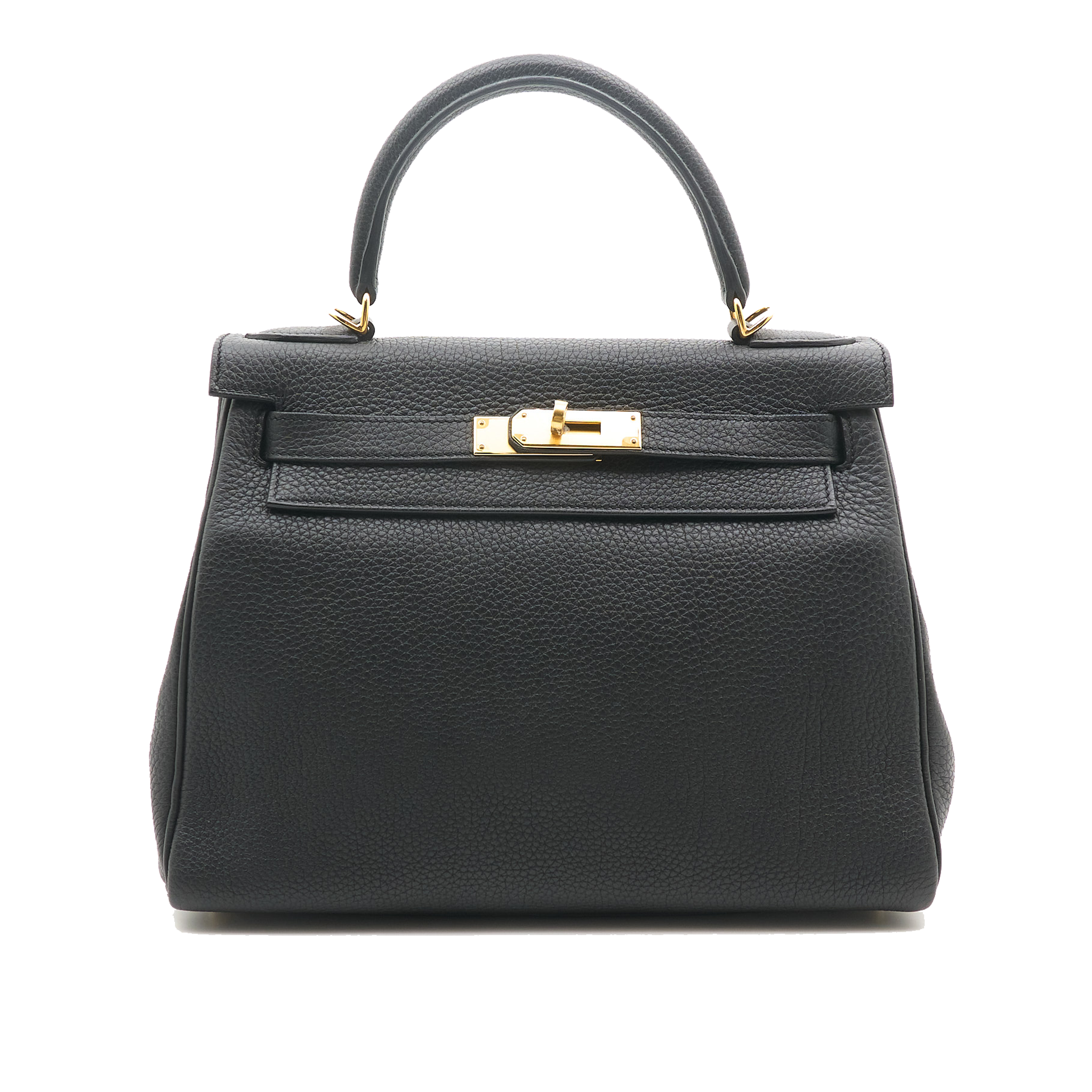 Hermes Kelly 28 Togo Noir GHW Stamp A (2017)