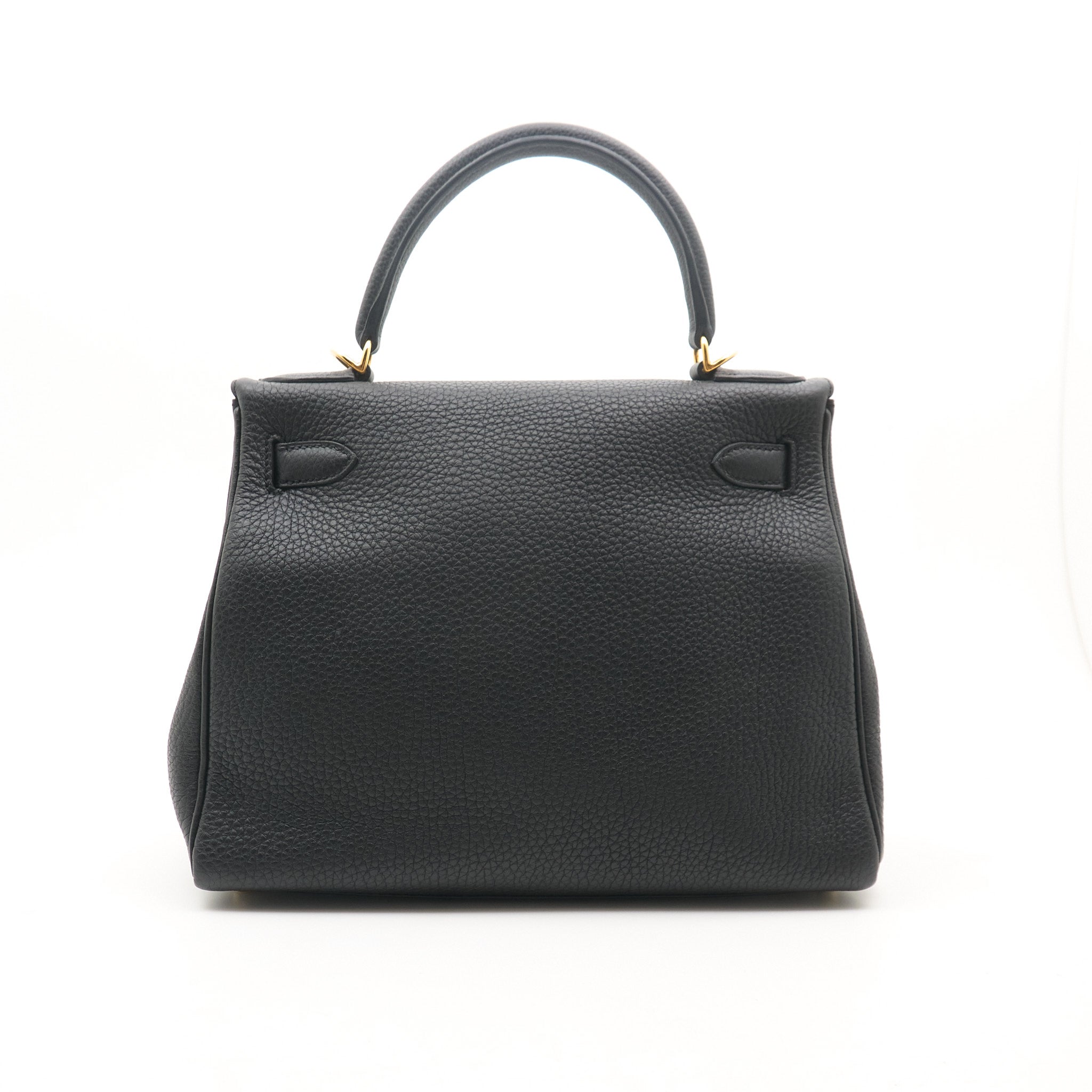 Hermes Kelly 28 Togo Noir GHW Stamp A (2017)