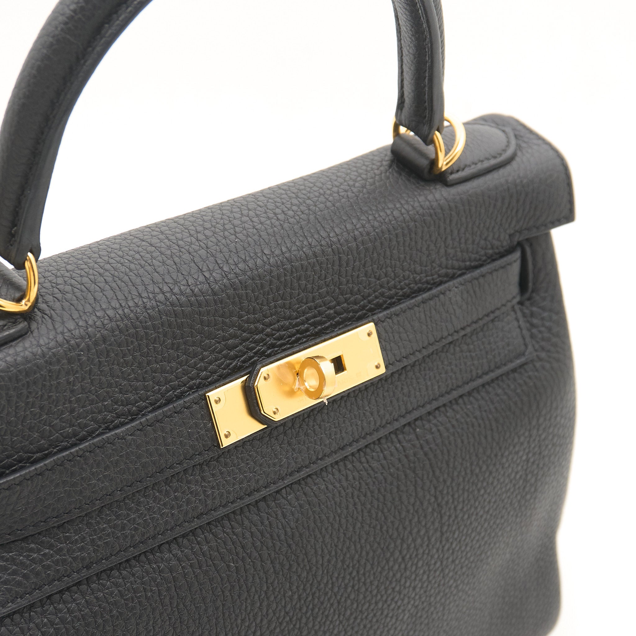 Hermes Kelly 28 Togo Noir GHW Stamp A (2017)