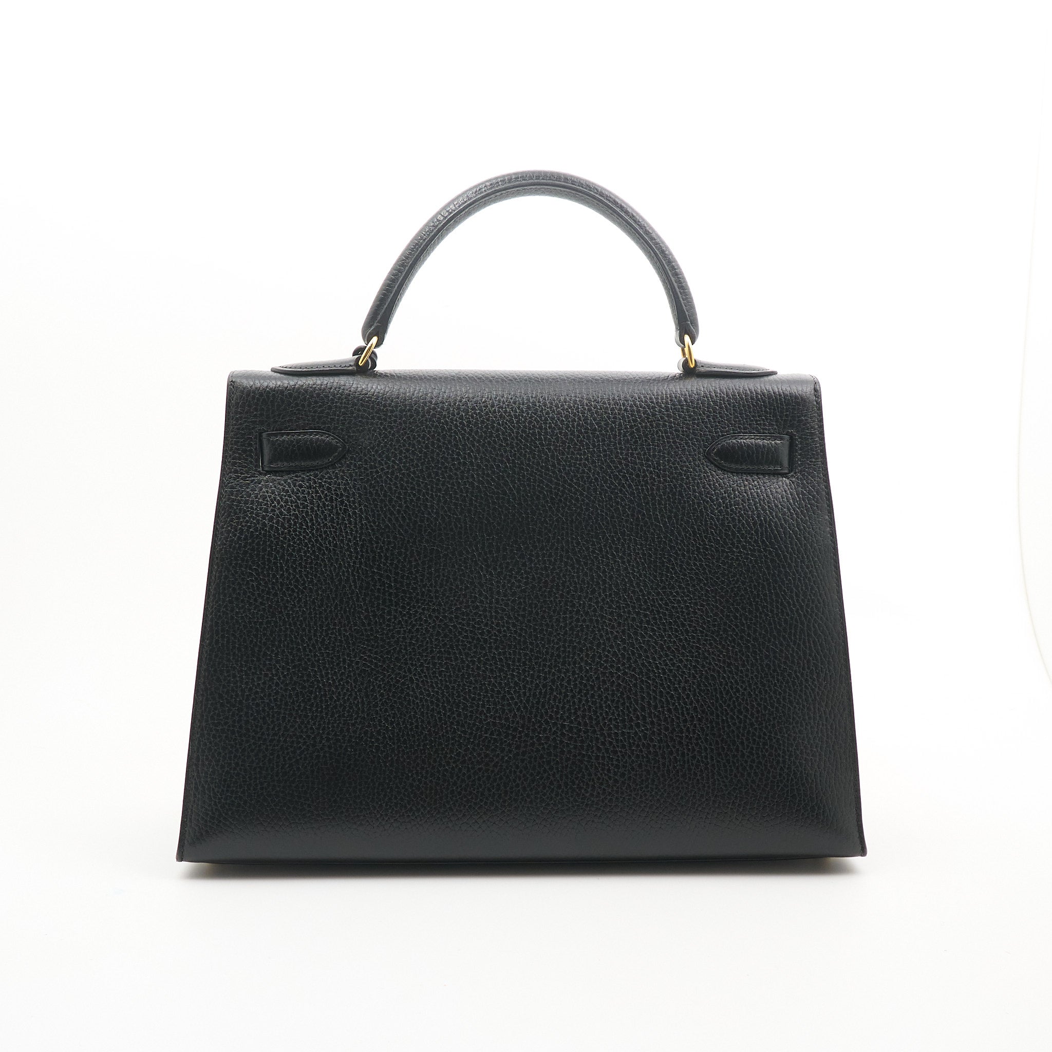 Hermes Kelly 32 Black GHW Circle Stamp Z (1996)