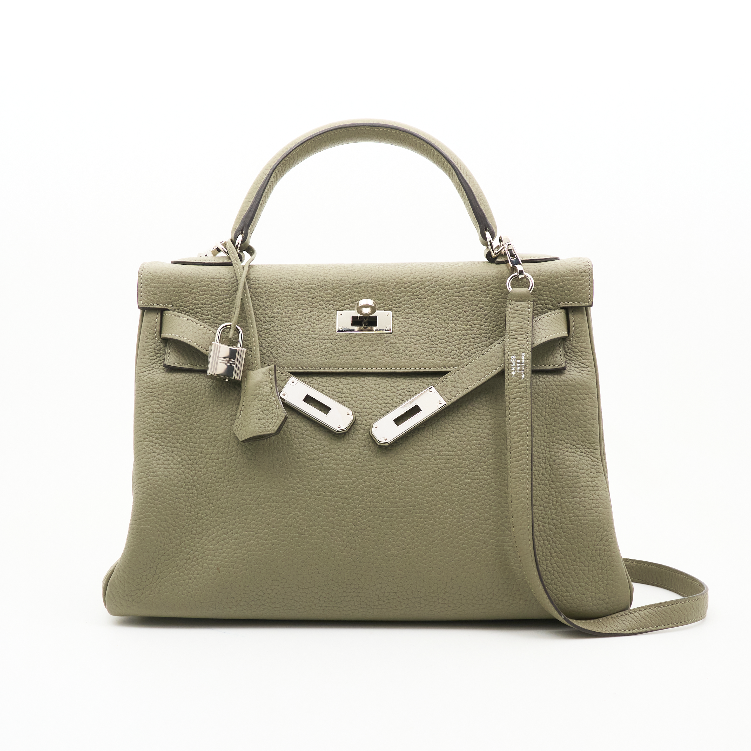Hermes Kelly 32 Clemence Sauge Stamp X (2016) PHW