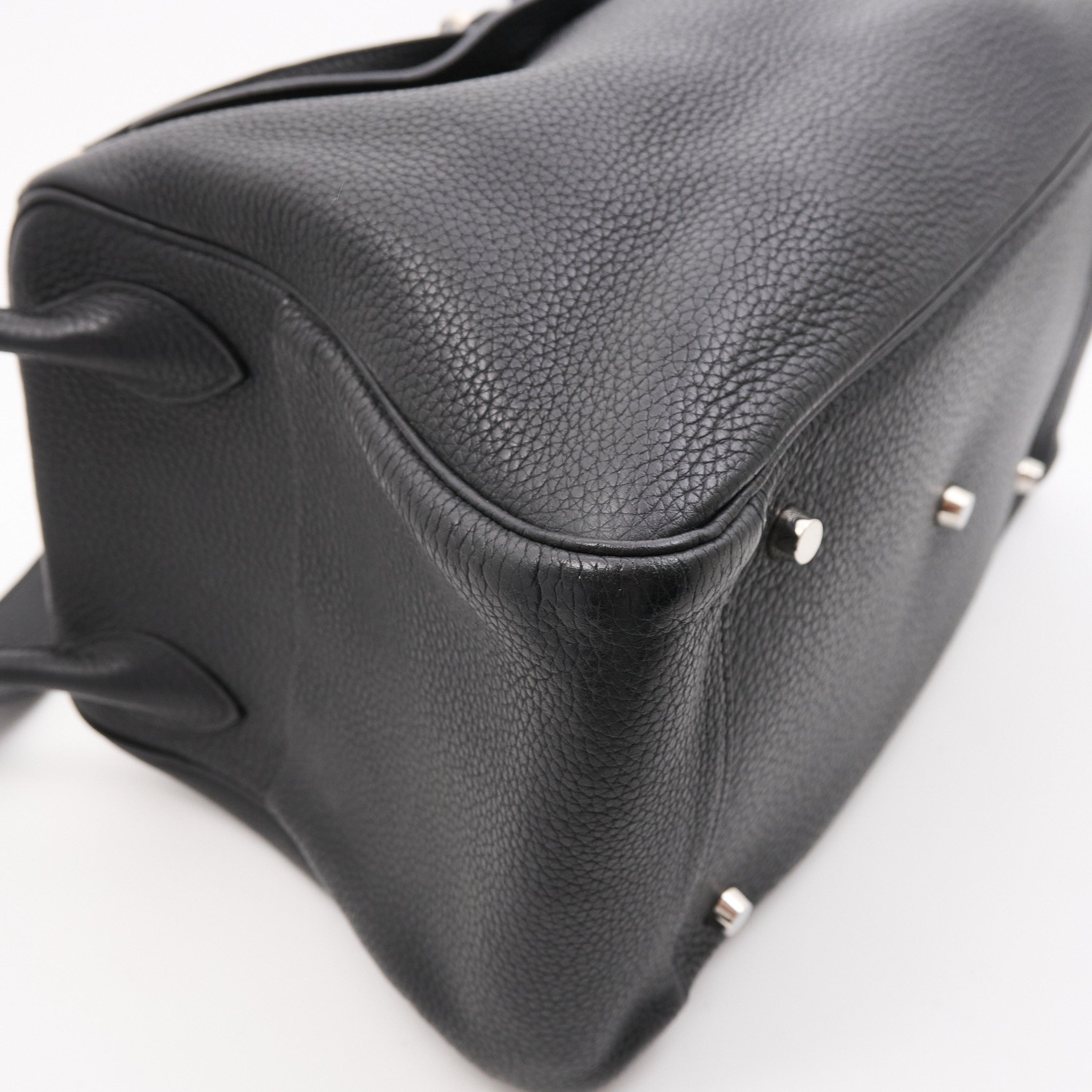 Hermes Lindy 32 Black Togo Bag