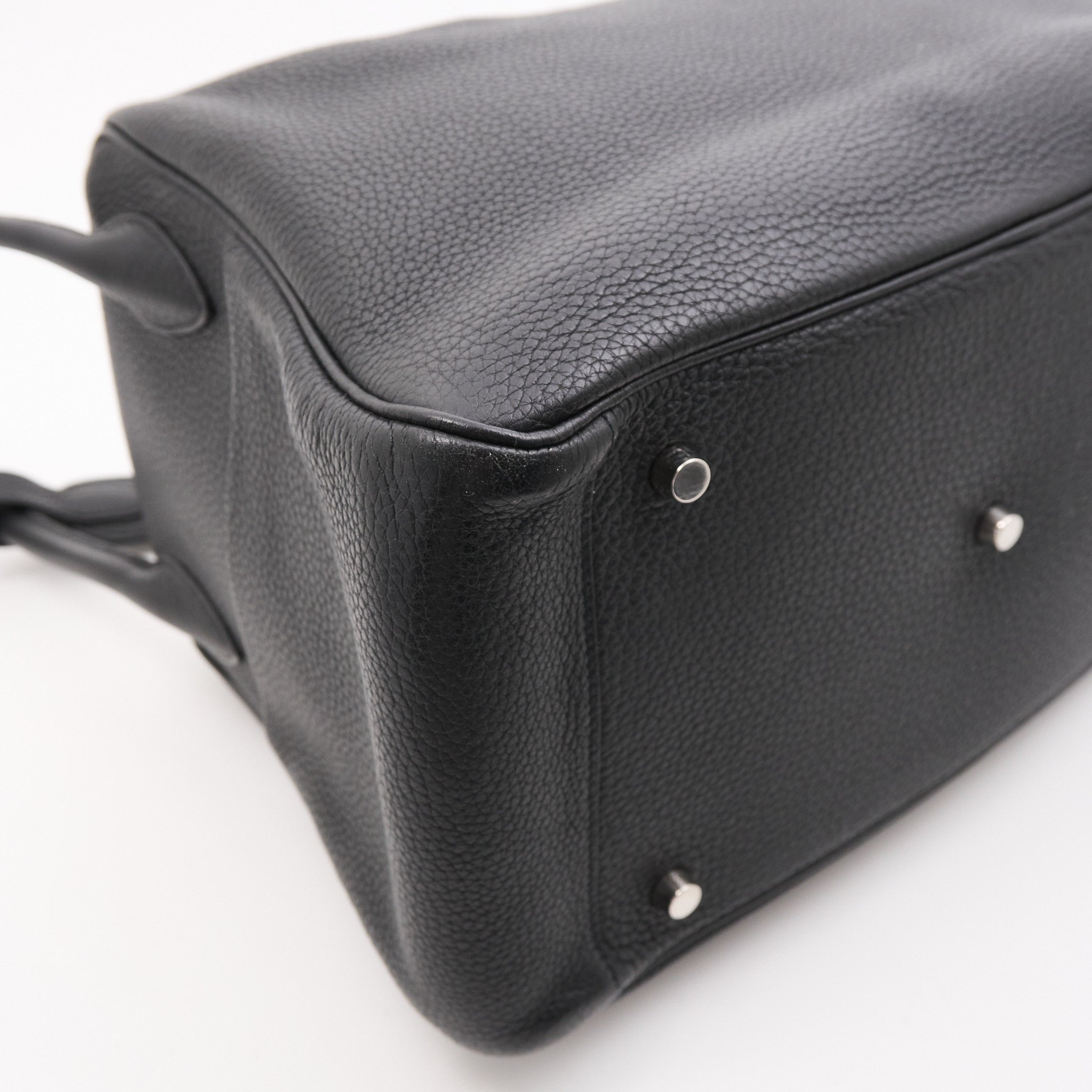 Hermes Lindy 32 Black Togo Bag