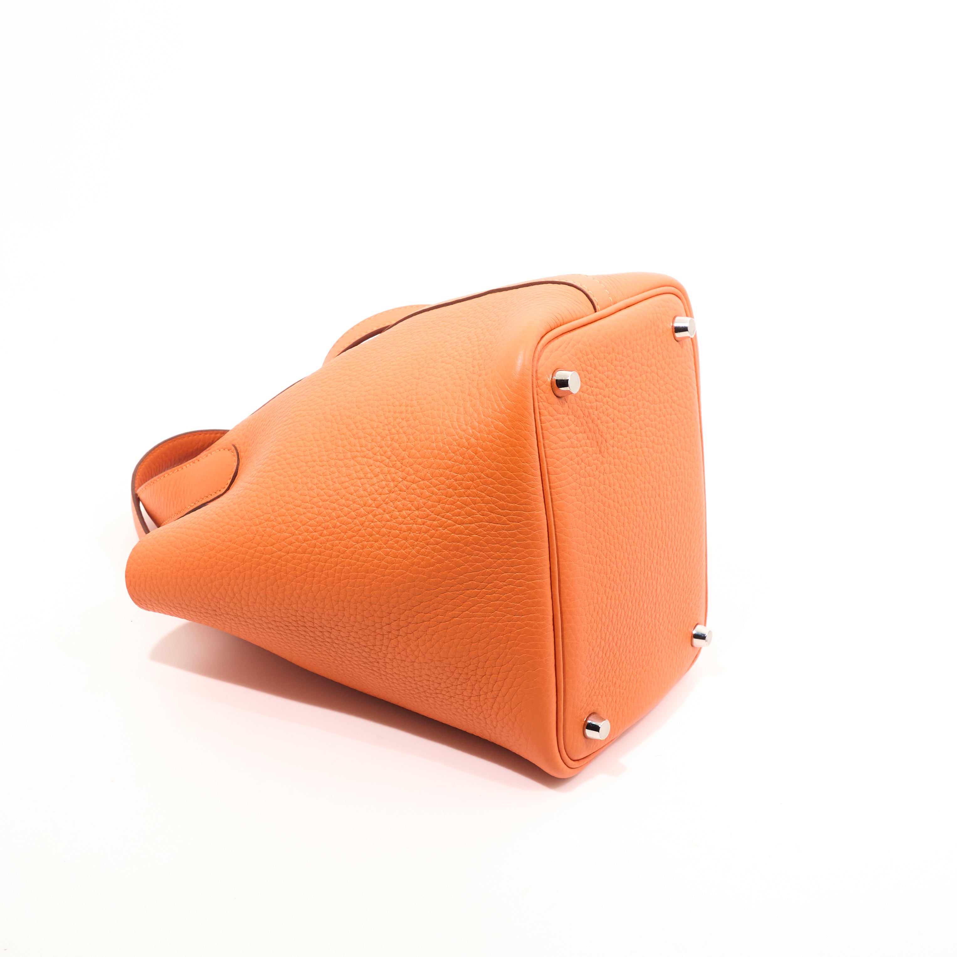 Hermès Picotin Lock 18 Orange Taurillon Clemence Bag