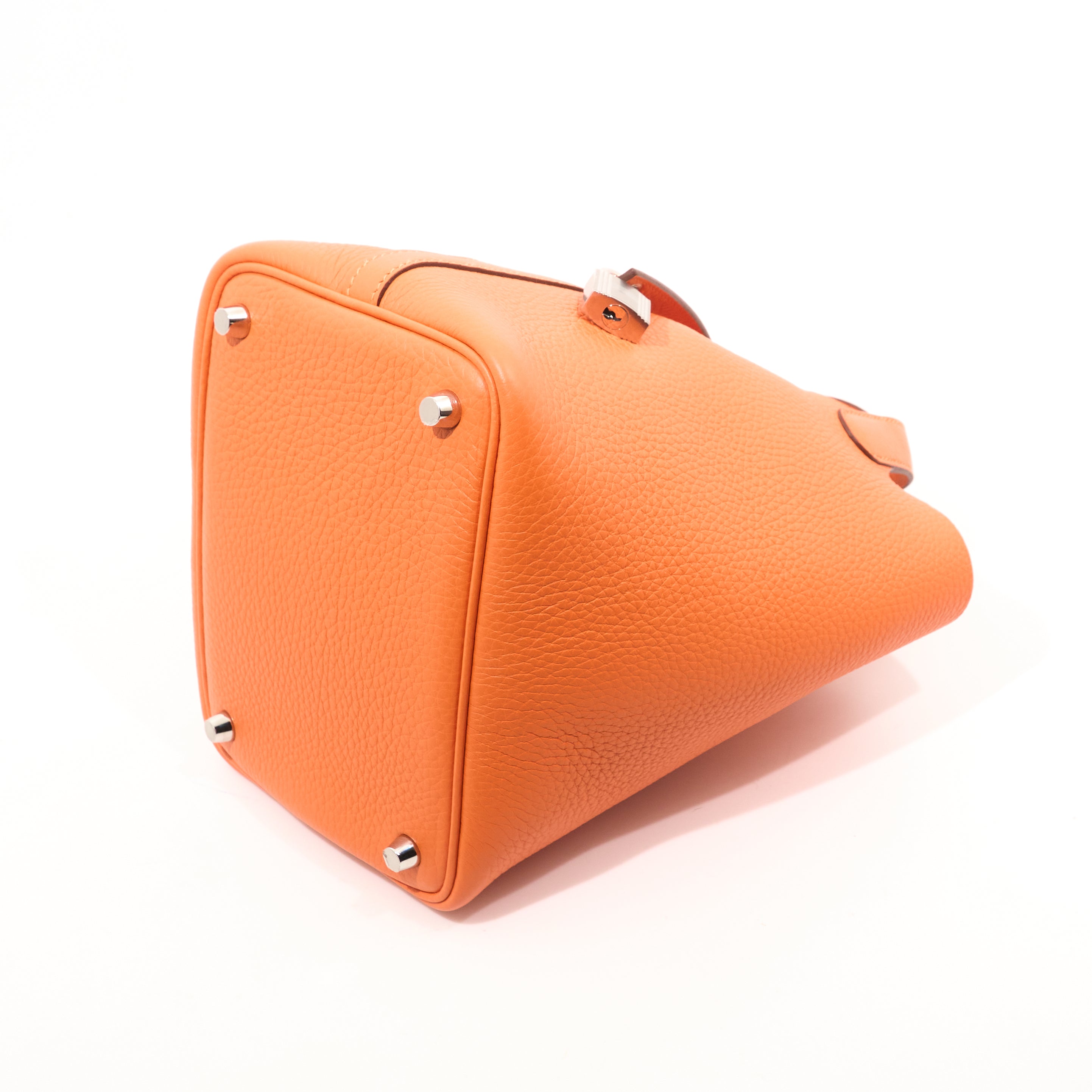 Hermès Picotin Lock 18 Orange Taurillon Clemence Bag