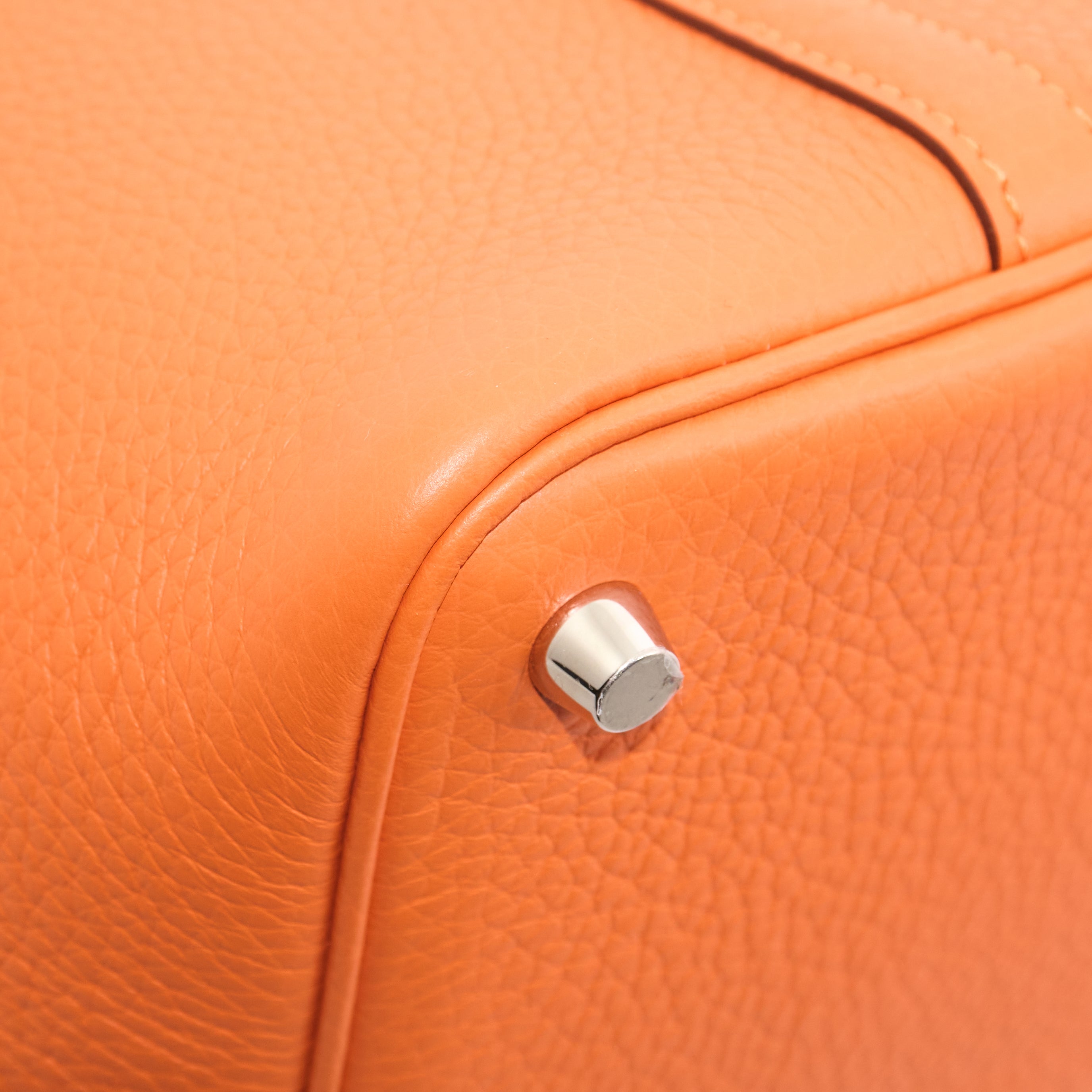 Hermès Picotin Lock 18 Orange Taurillon Clemence Bag