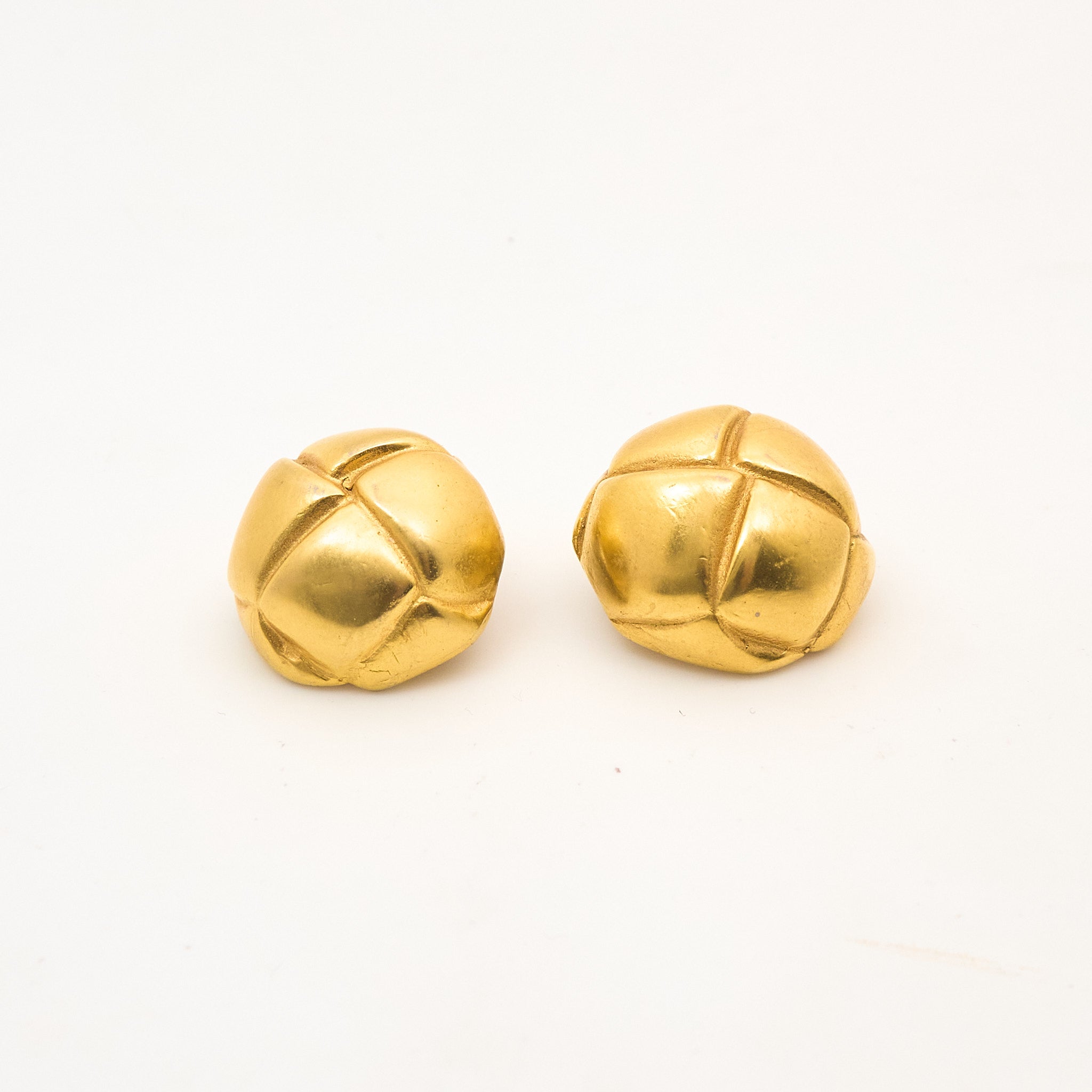 Hermes Vintage Gold Earrings