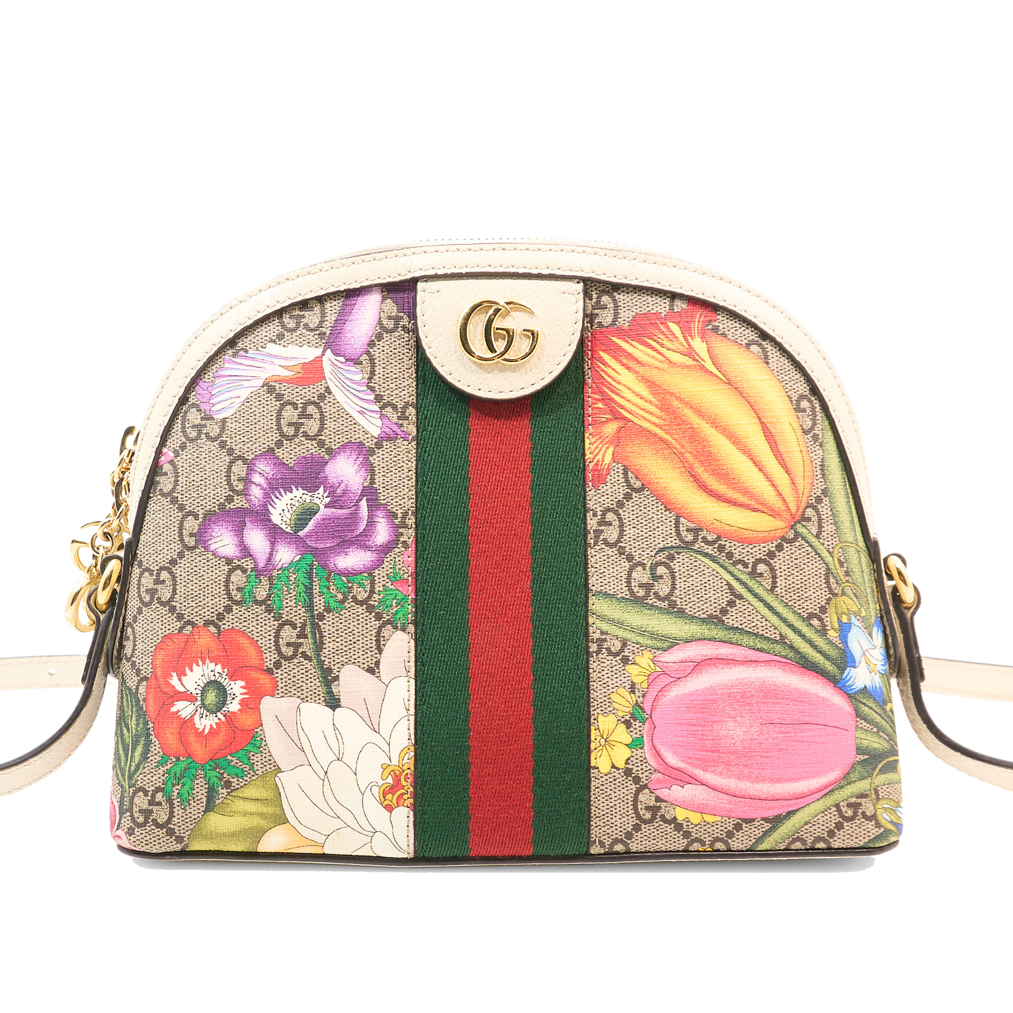 Gucci Ophidia GG Flora Crossbody Bag