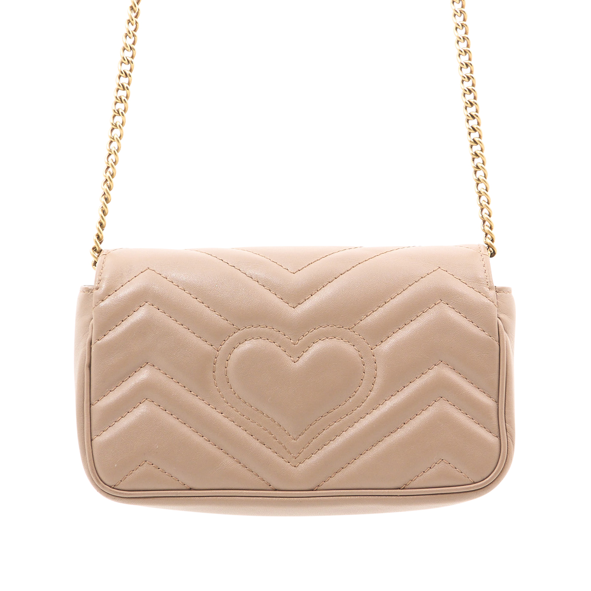 Gucci GG Marmont Matelasse Super Mini Dusty Pink Bag