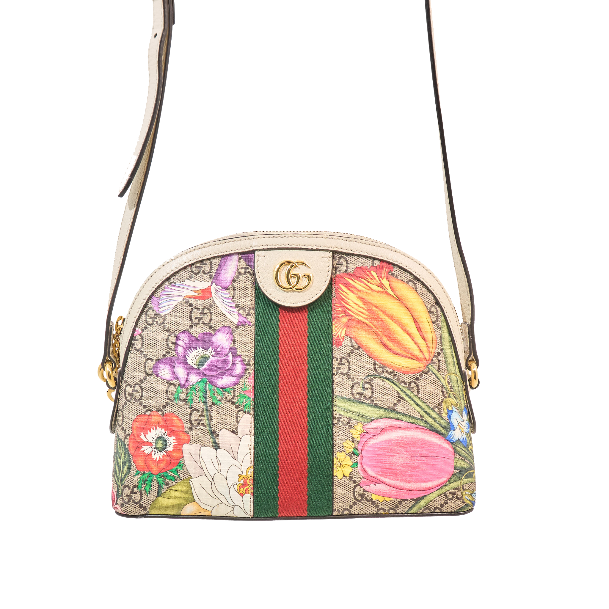 Gucci Ophidia GG Flora Crossbody Bag