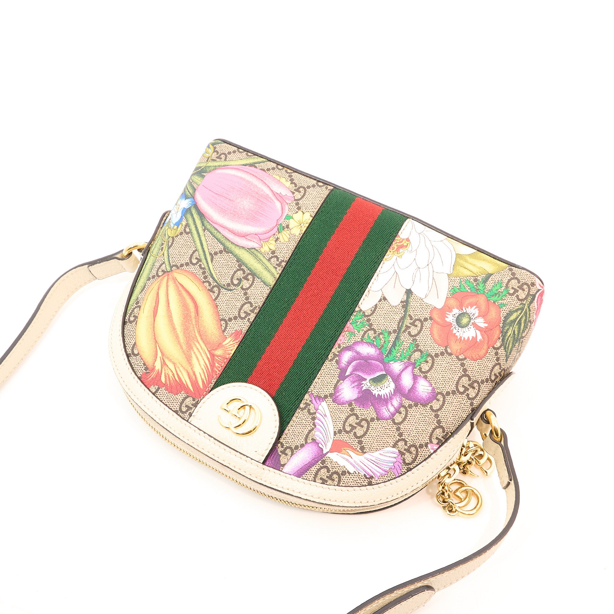 Gucci Ophidia GG Flora Crossbody Bag