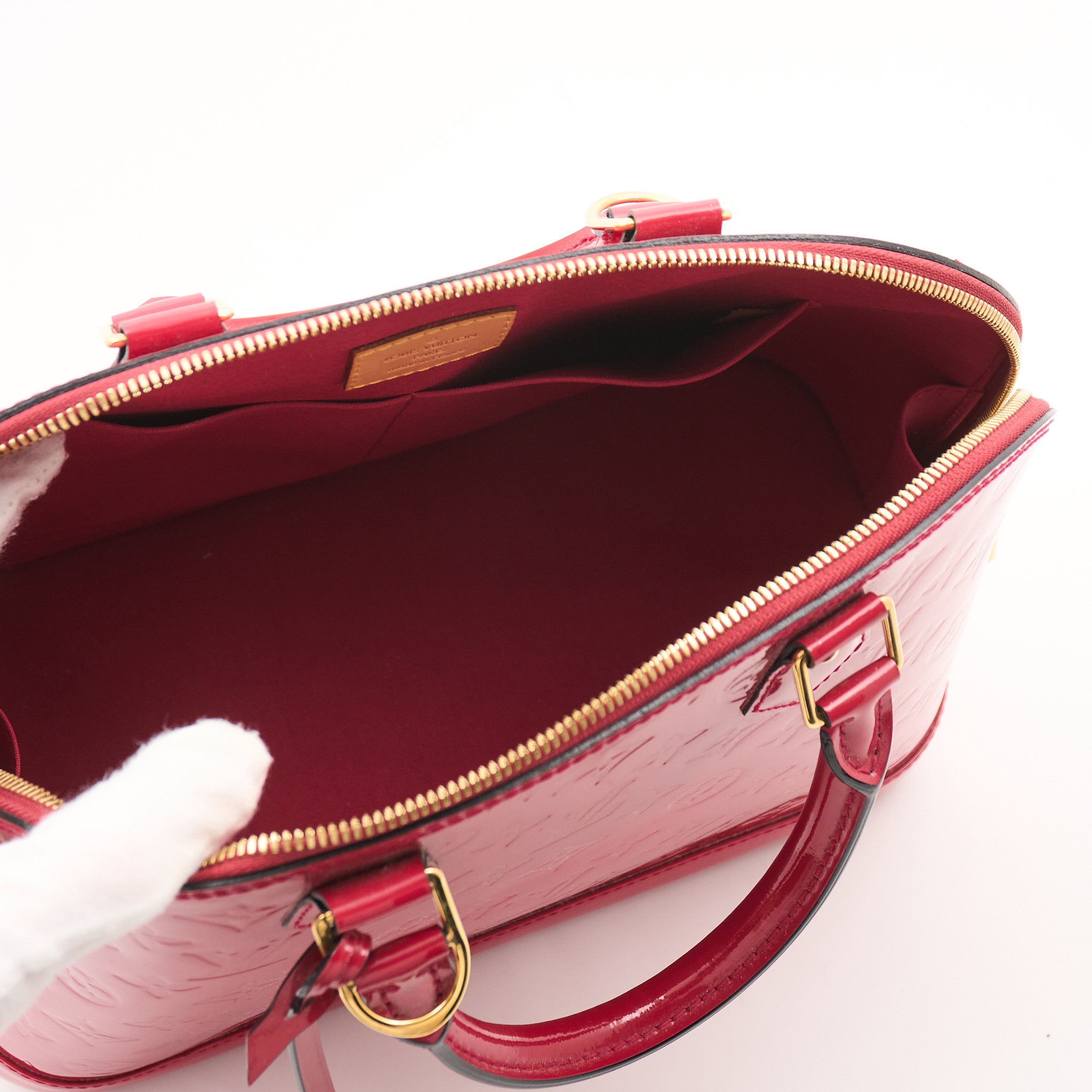 Louis Vuitton Alma PM Vernis Indian Rose