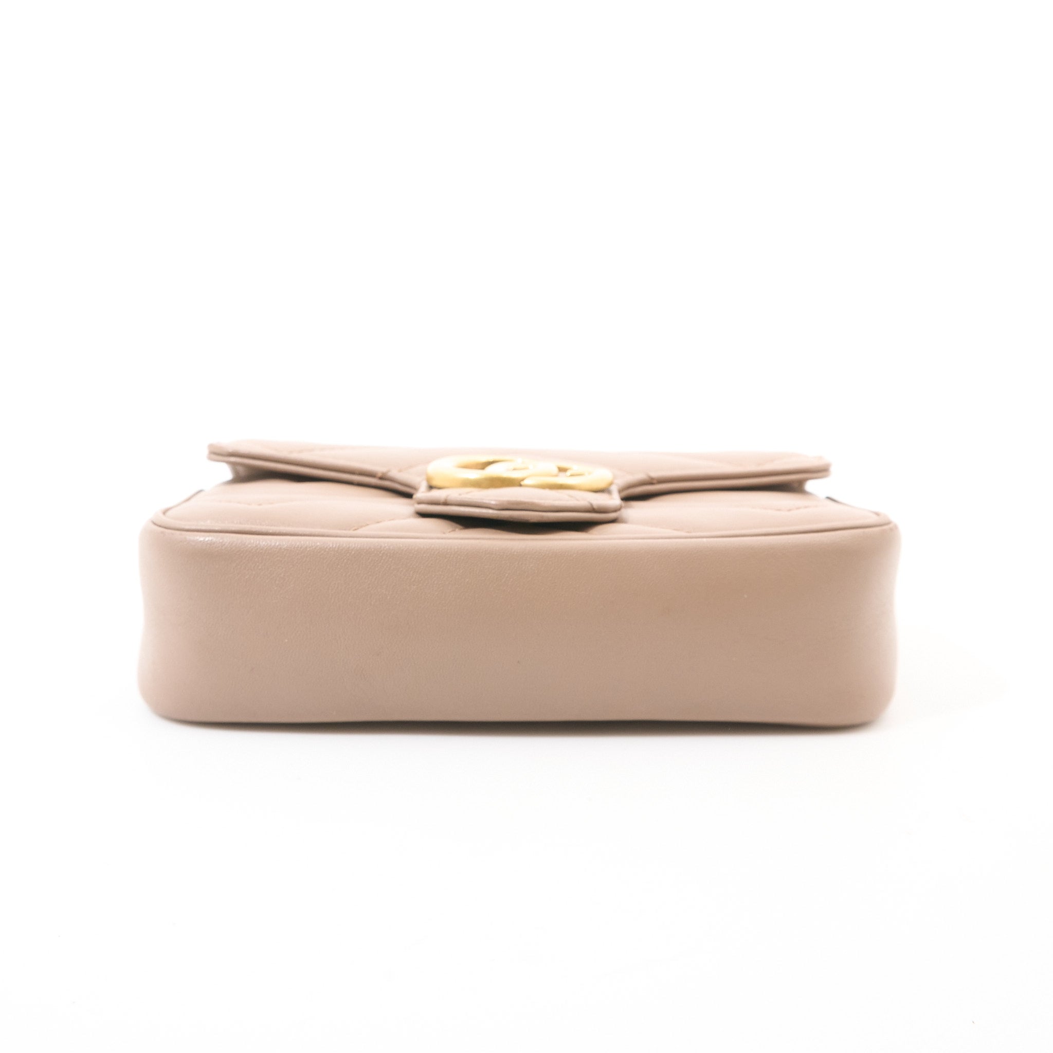 Gucci GG Marmont Matelasse Super Mini Dusty Pink Bag