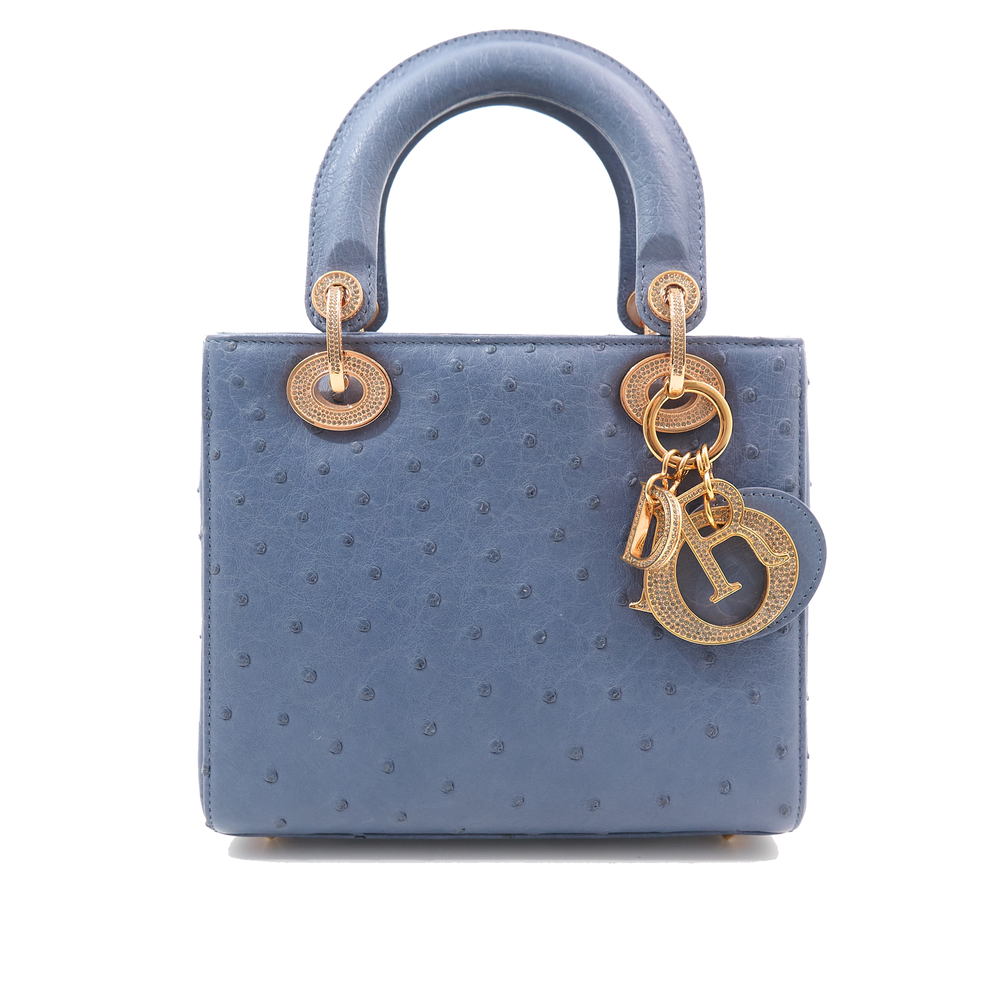 Christian Dior Lady Dior in Ostrich RHW