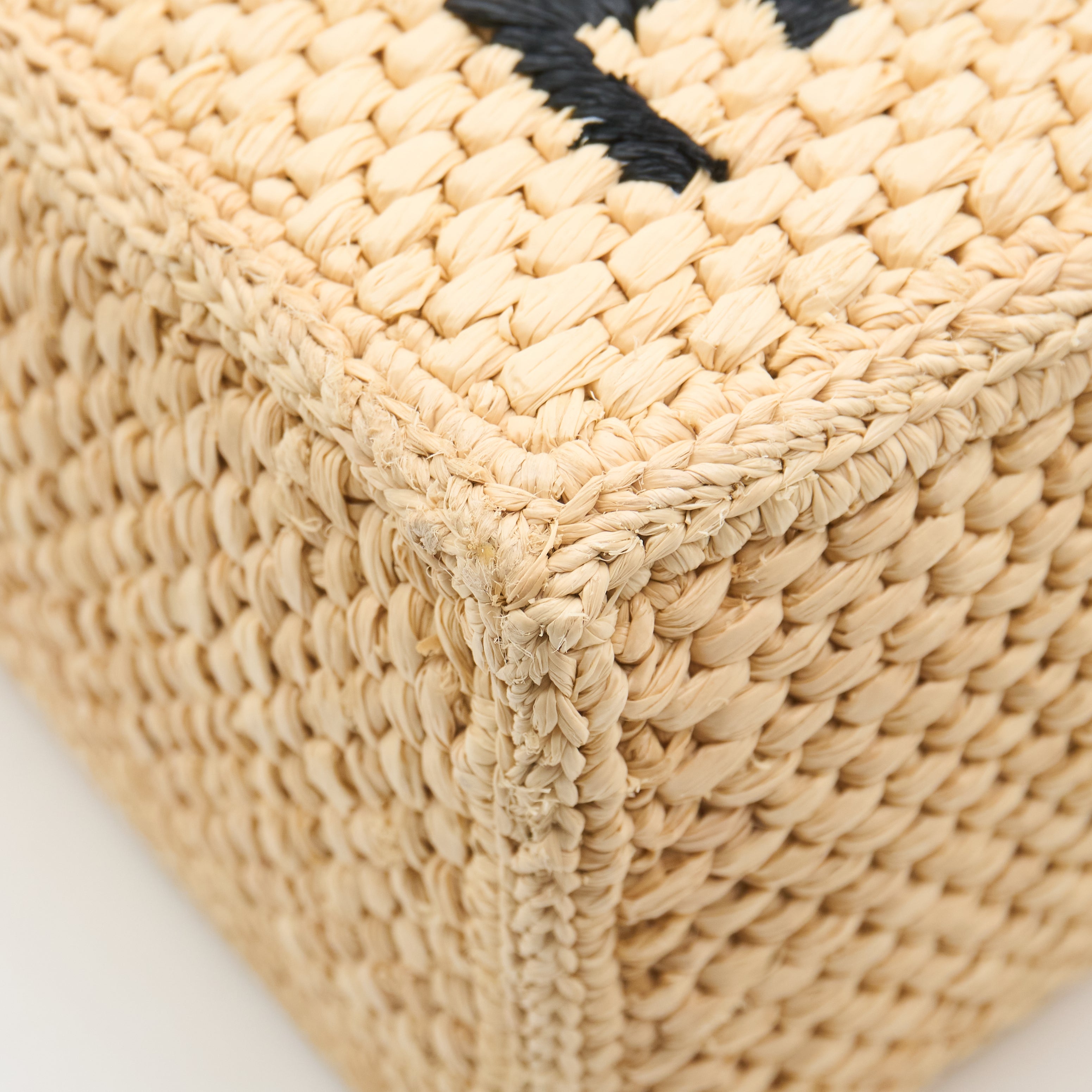 Loewe x Paula's Ibiza Logo Raffia Tote
