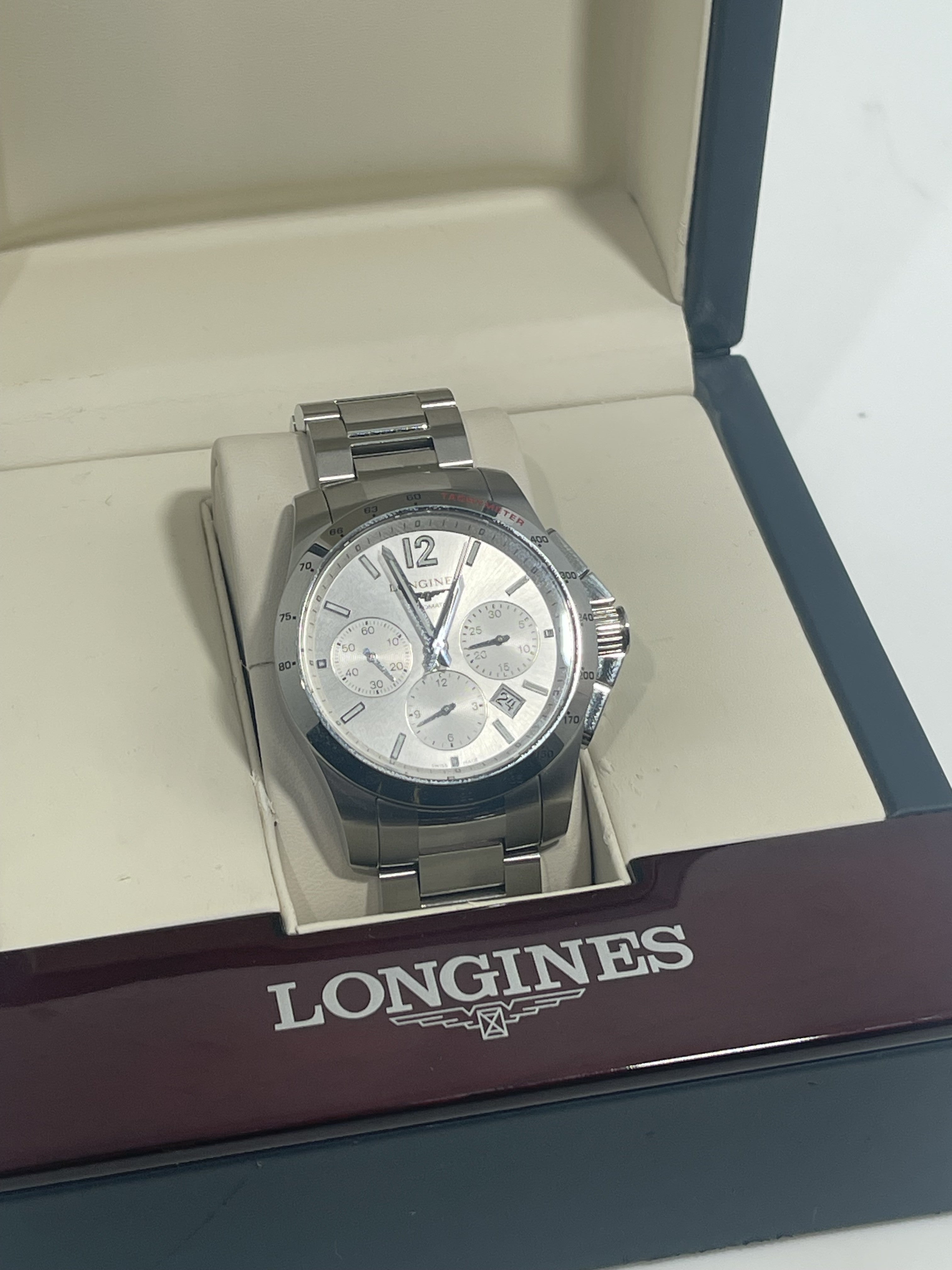 Longines Conquest Chronograph Watch L3.695.4