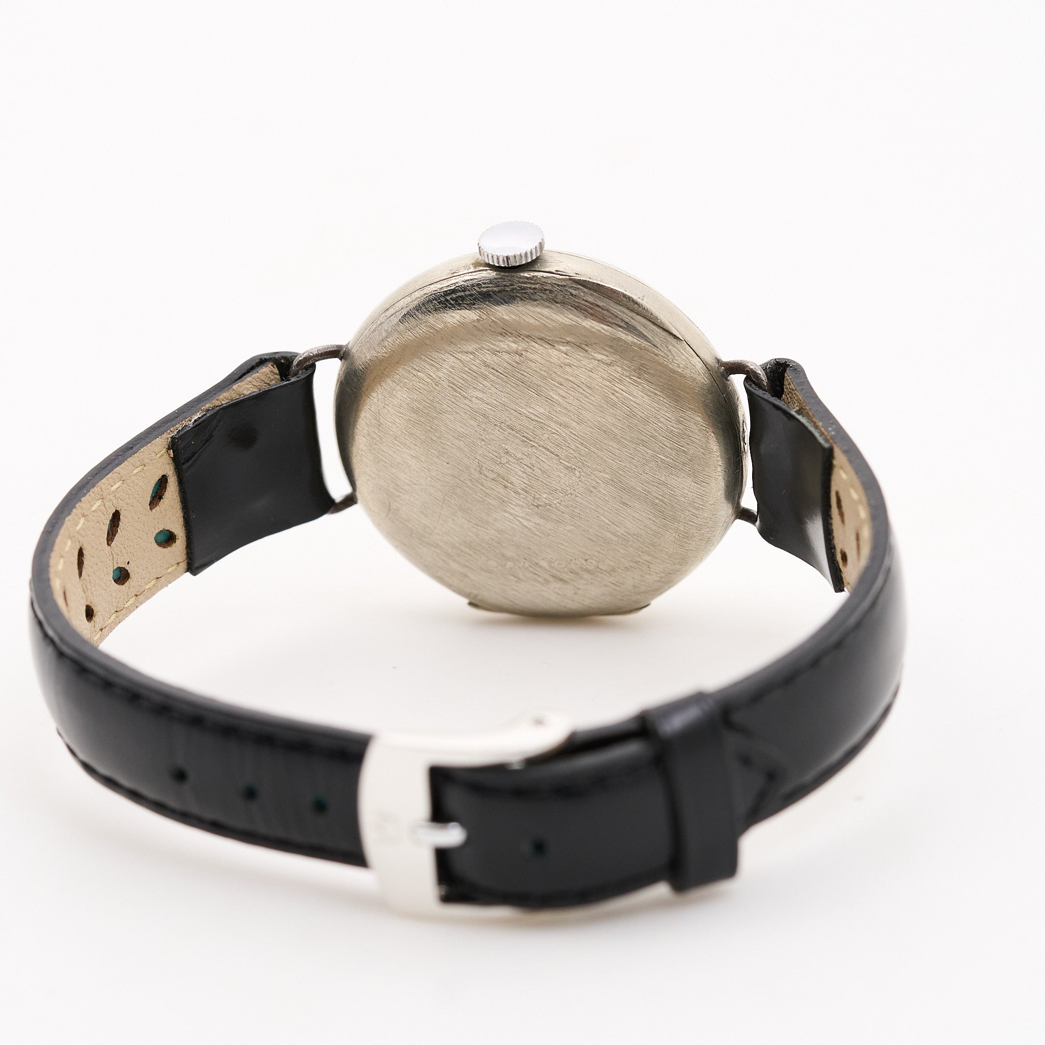 Vintage Longines Manual Wind Watch Roman Dial & Leather Strap