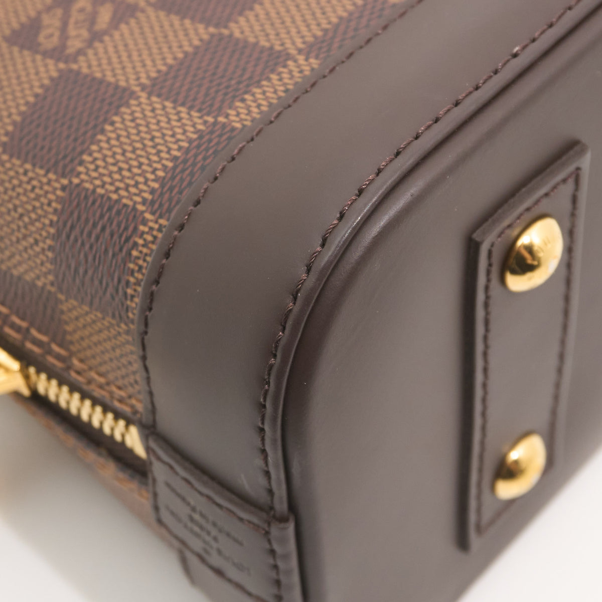 Louis Vuitton Alma BB Damier Ebene Bag