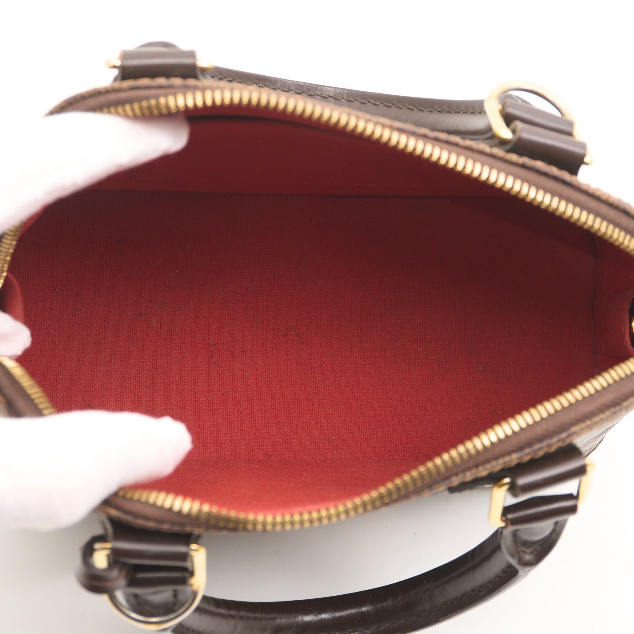 Louis Vuitton Alma BB Damier Ebene Bag