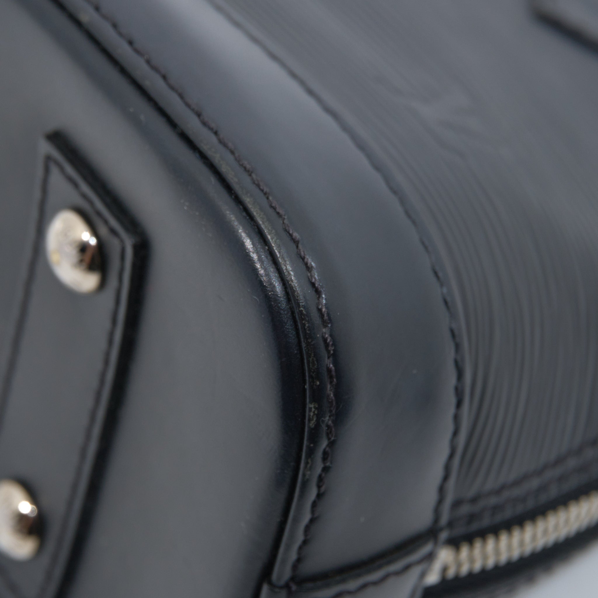 Louis Vuitton Alma BB Black Epi Leather