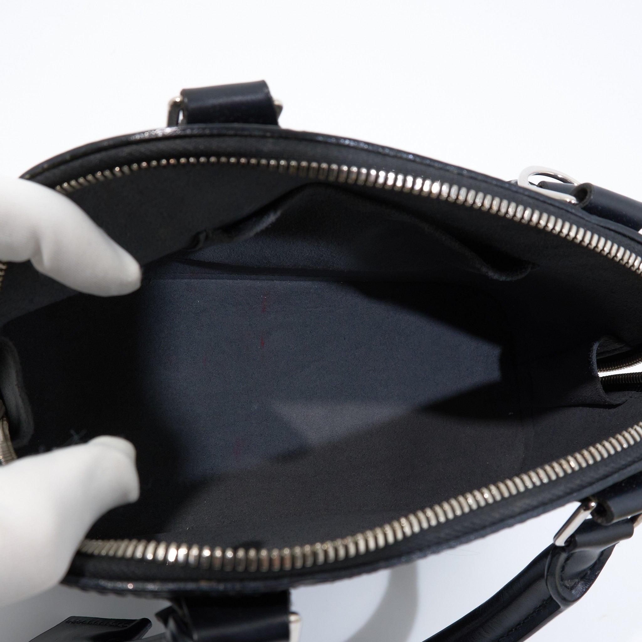 Louis Vuitton Alma BB Black Epi Leather