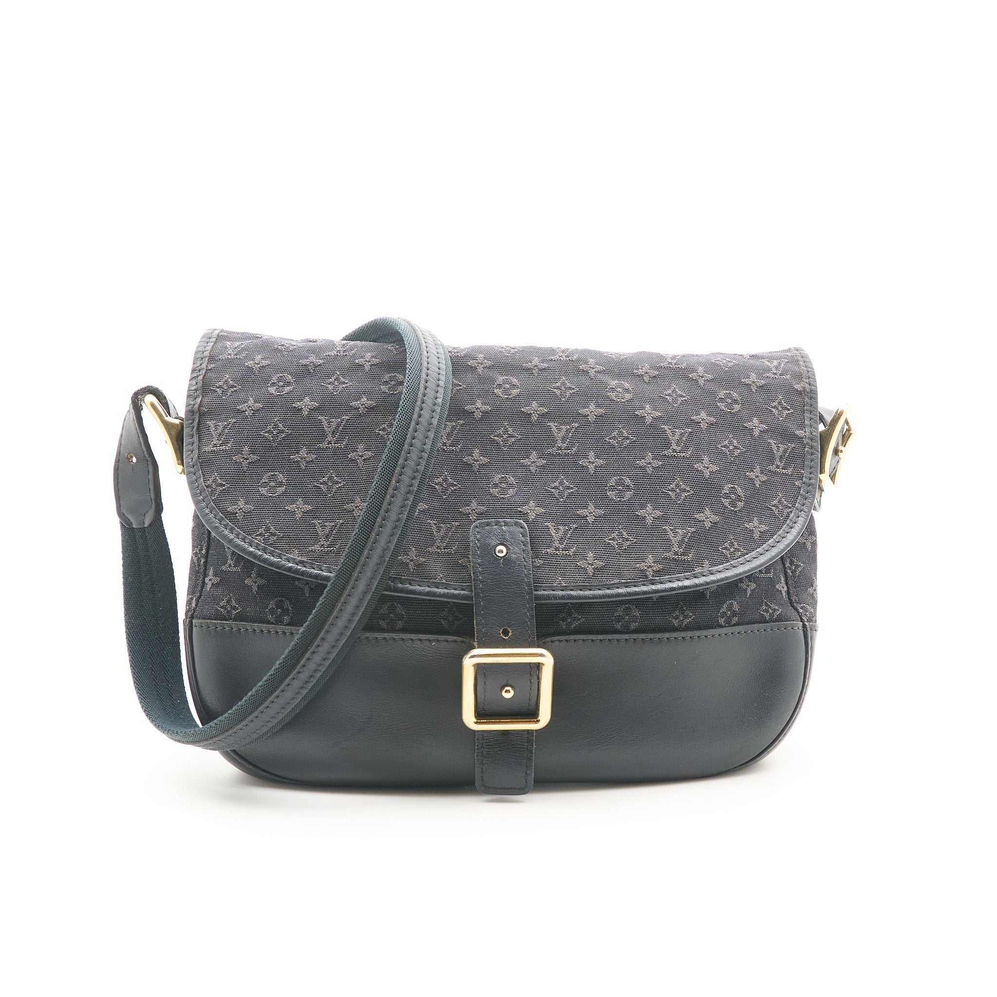 Louis Vuitton Berangere Crossbody Bag in Navy Lin Monogram Canvas