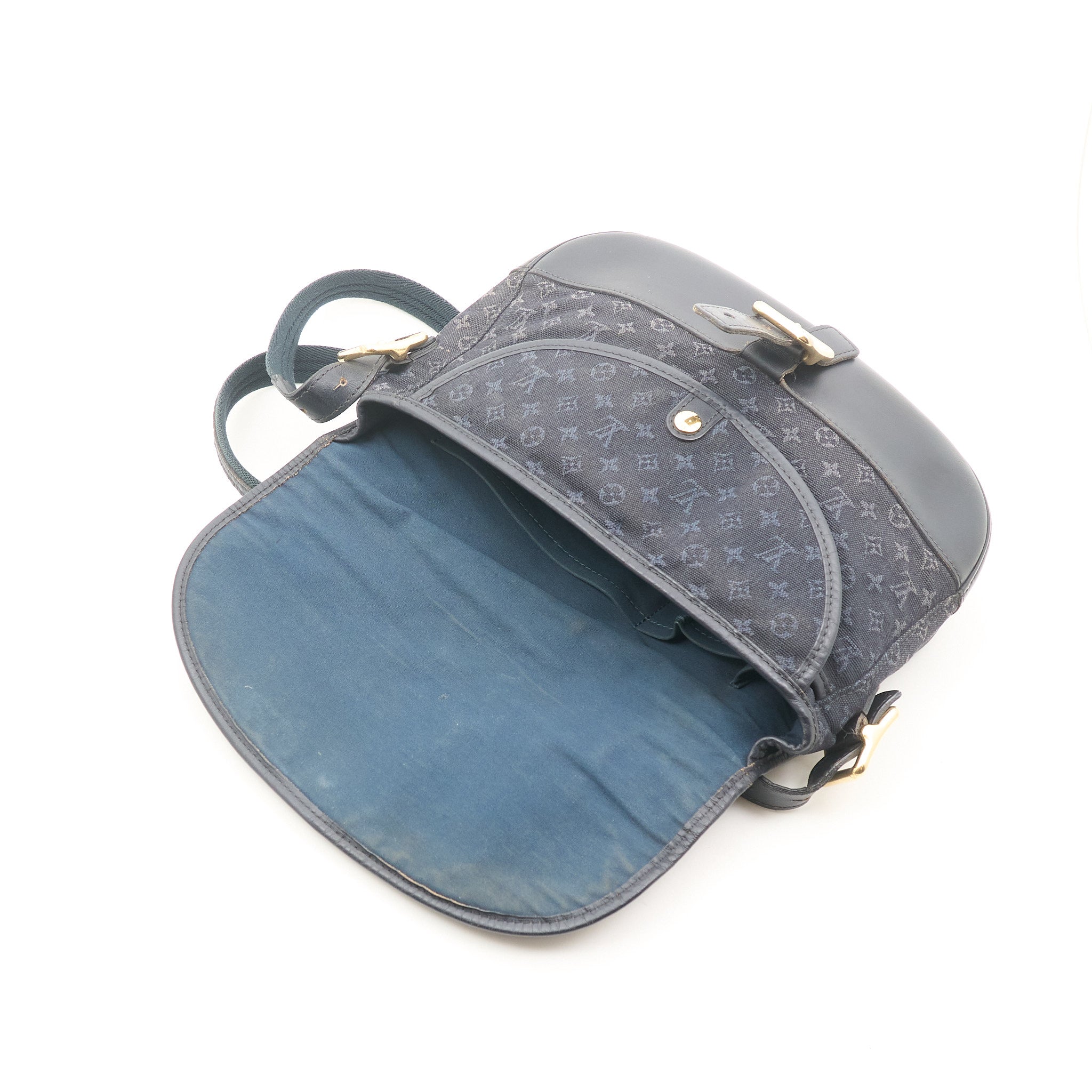 Louis Vuitton Berangere Crossbody Bag in Navy Lin Monogram Canvas