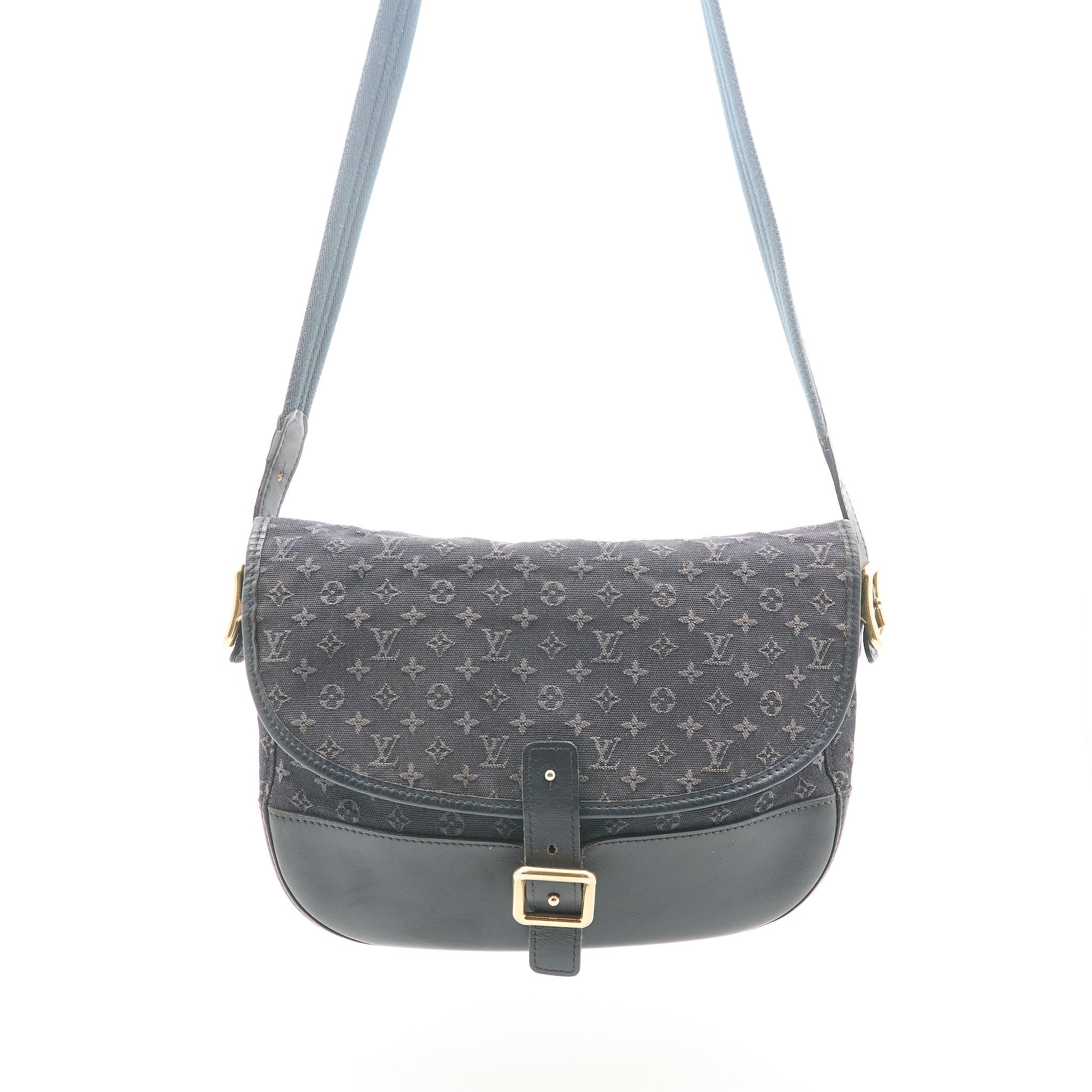 Louis Vuitton Berangere Crossbody Bag in Navy Lin Monogram Canvas