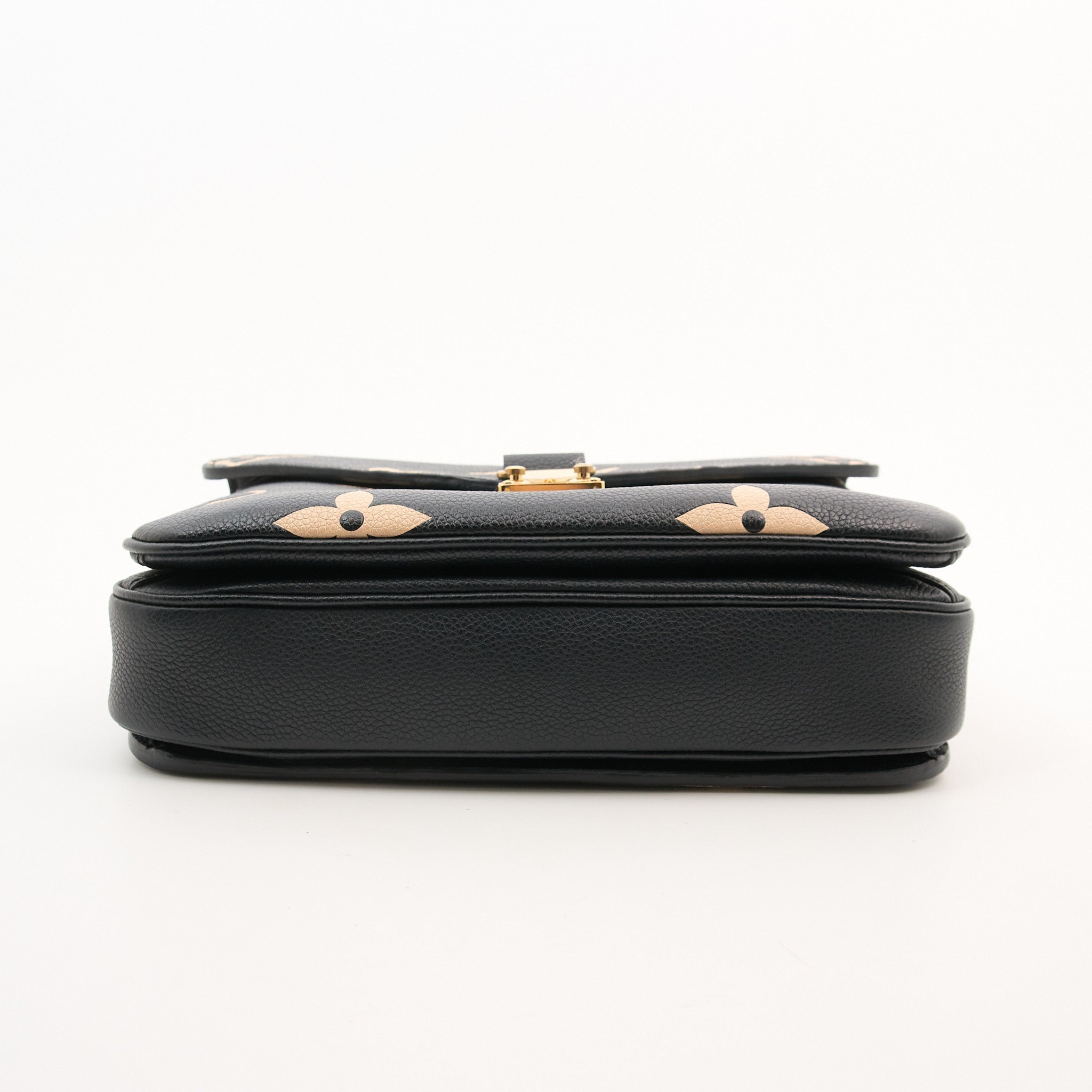 Louis Vuitton Bi-Colour Pochette Metis Black & Beige