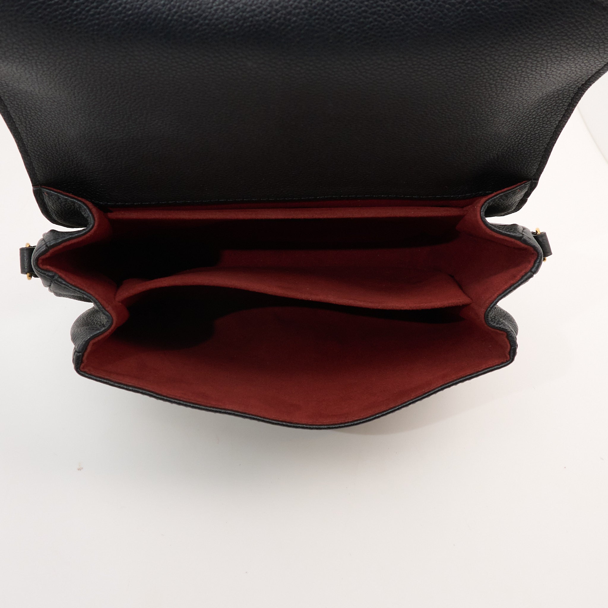 Louis Vuitton Bi-Colour Pochette Metis Black & Beige