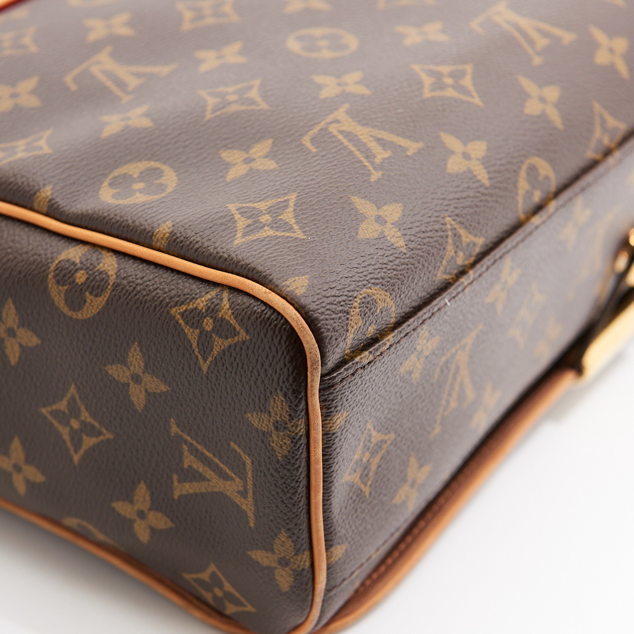 Louis Vuitton Canvas Abbesses in Brown Monogram GHW