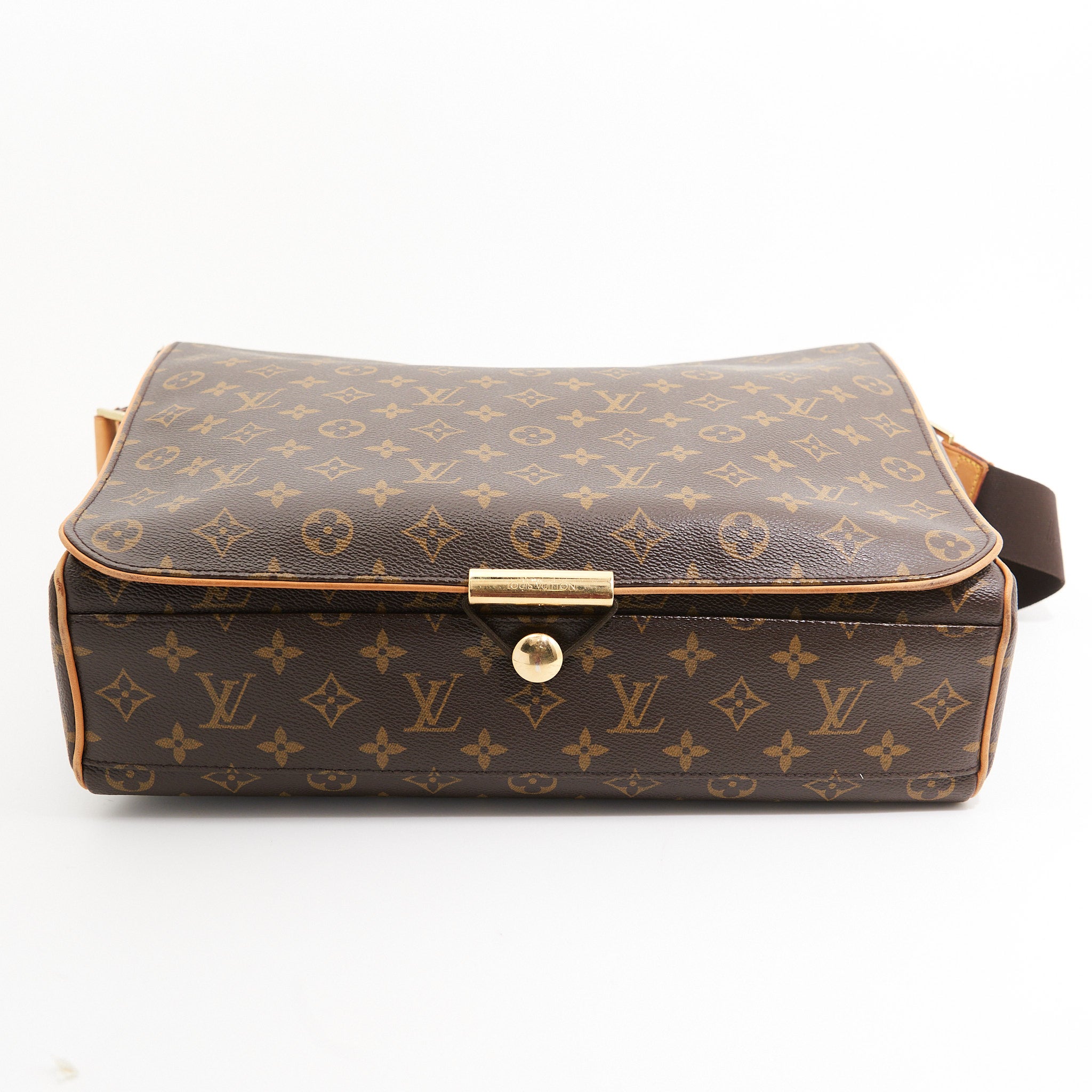 Louis Vuitton Canvas Abbesses in Brown Monogram GHW