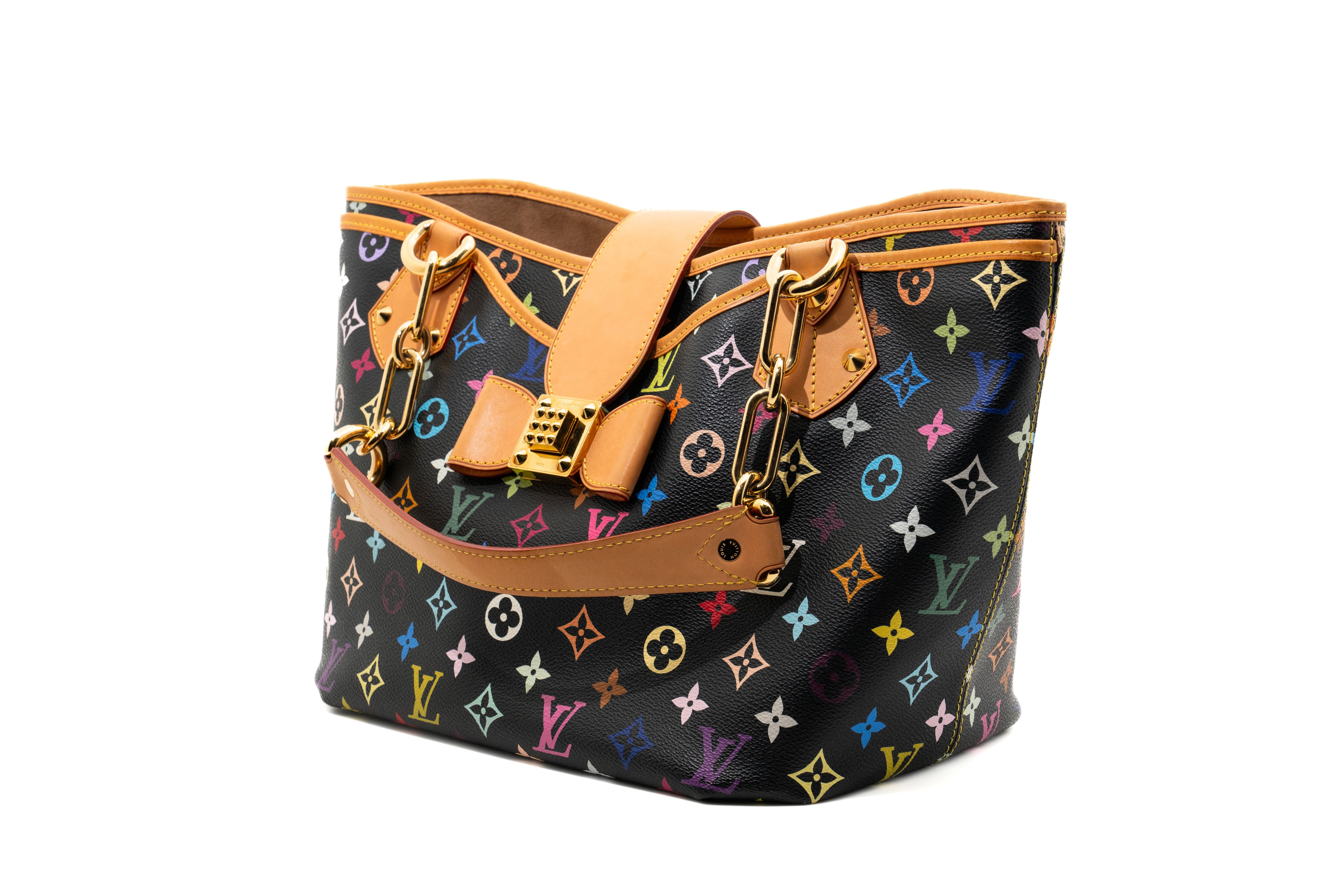 Louis Vuitton Canvas Annie GM in Black GHW