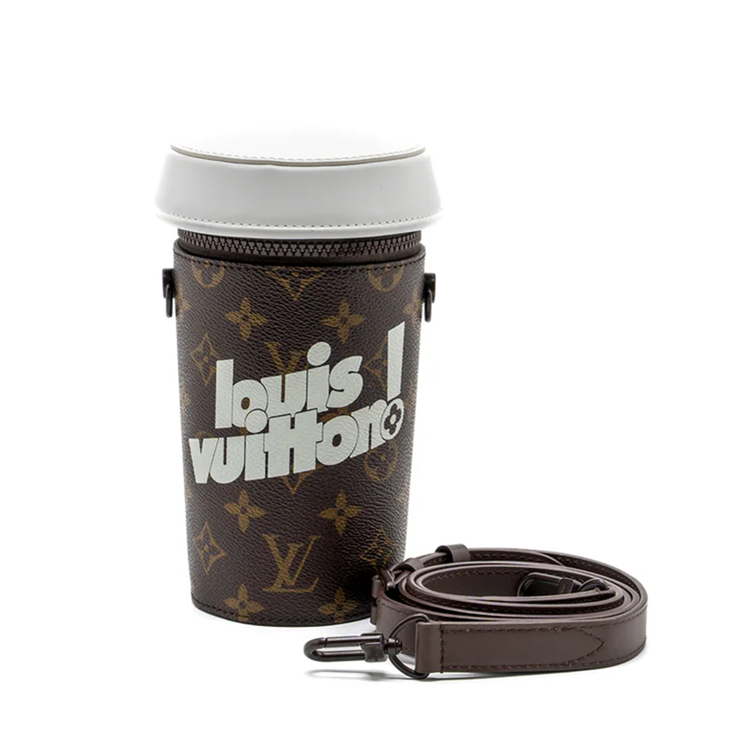 Louis Vuitton Canvas Coffee Cup in Brown Damier BHW