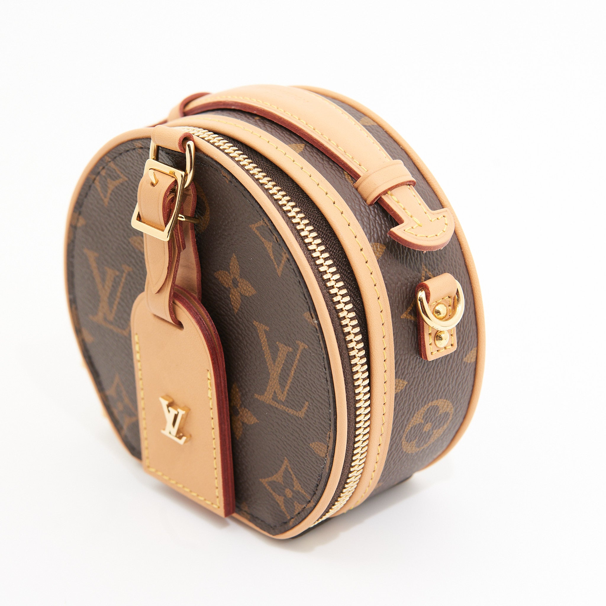 Louis Vuitton Canvas Mini Boite in Brown Monogram GHW