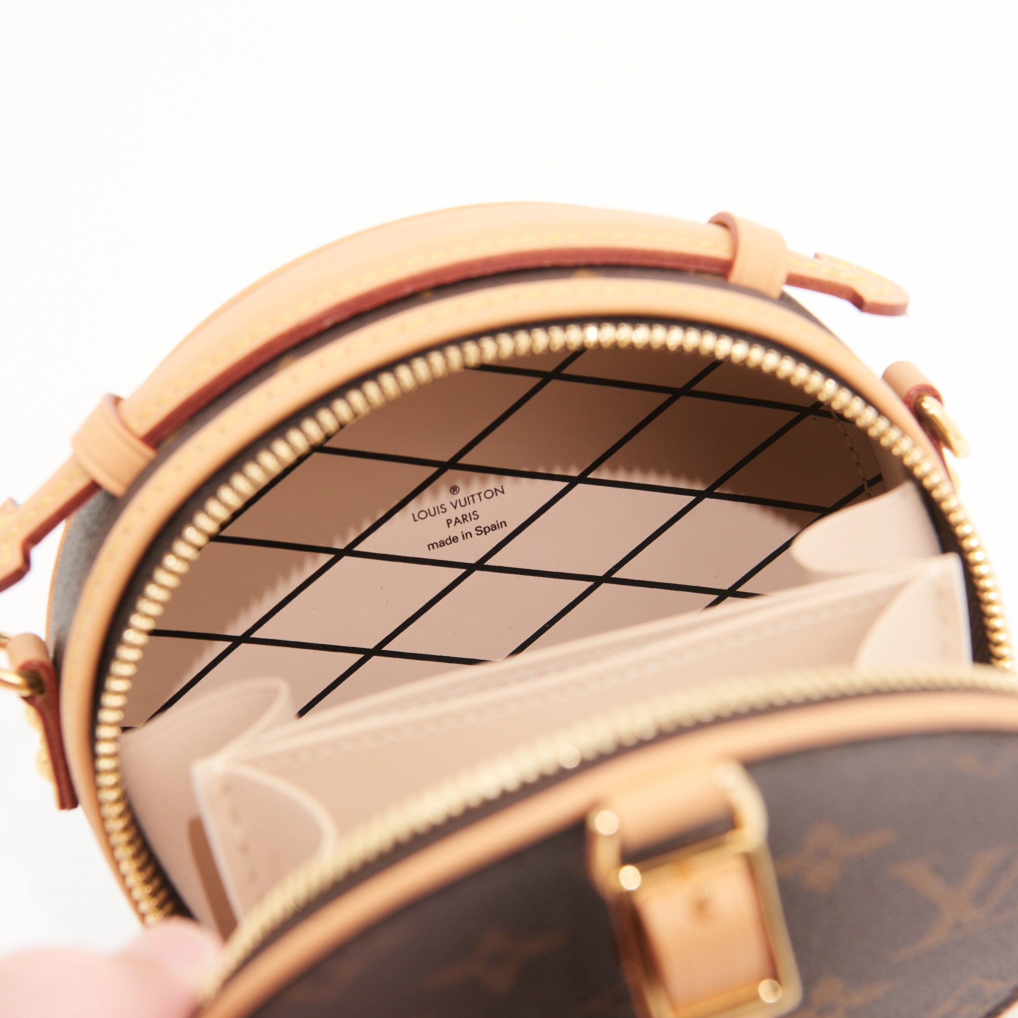 Louis Vuitton Canvas Mini Boite in Brown Monogram GHW