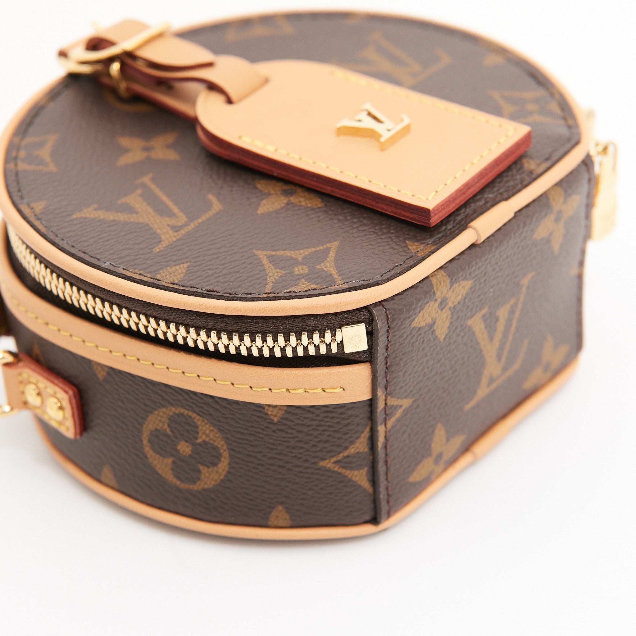 Louis Vuitton Canvas Mini Boite in Brown Monogram GHW