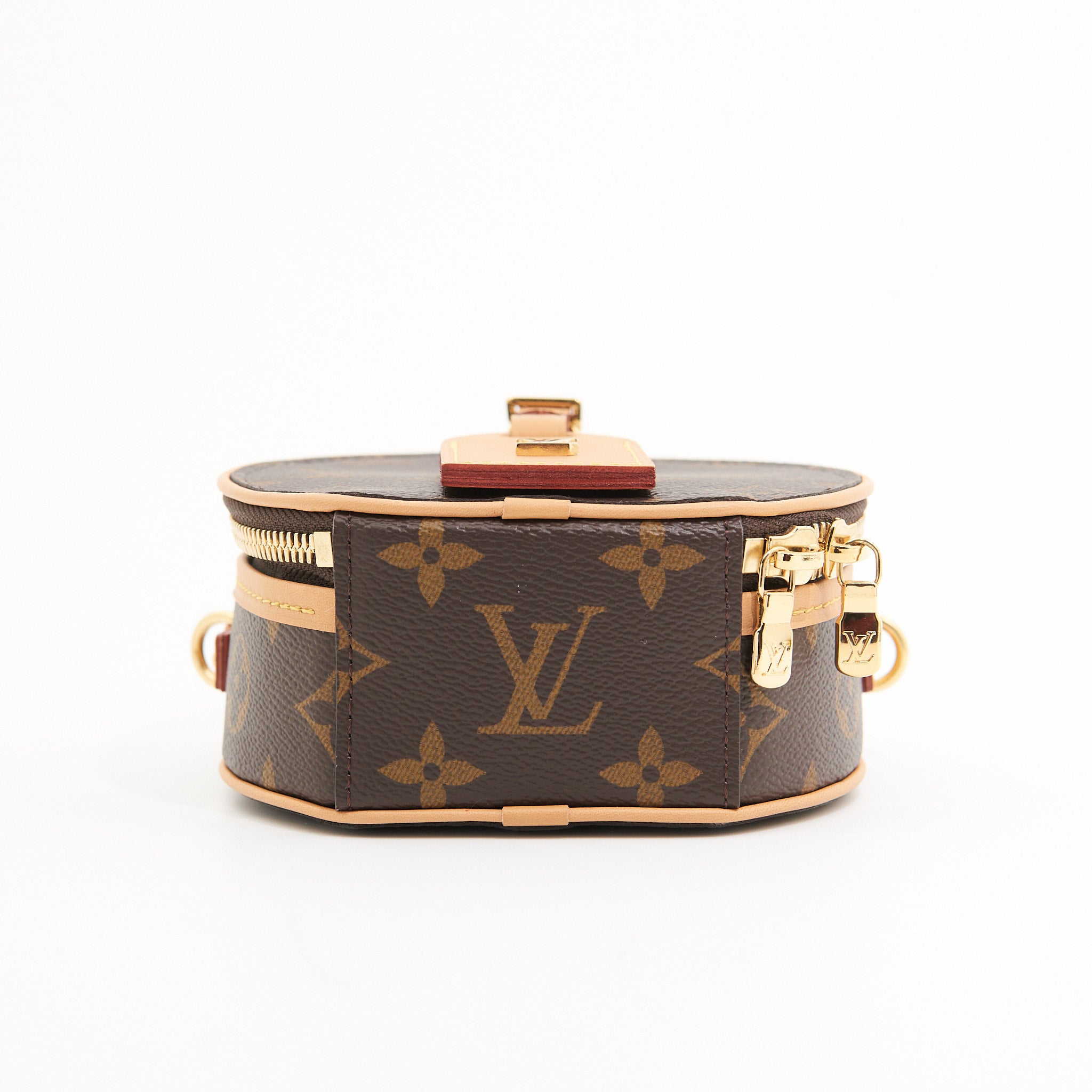 Louis Vuitton Canvas Mini Boite in Brown Monogram GHW